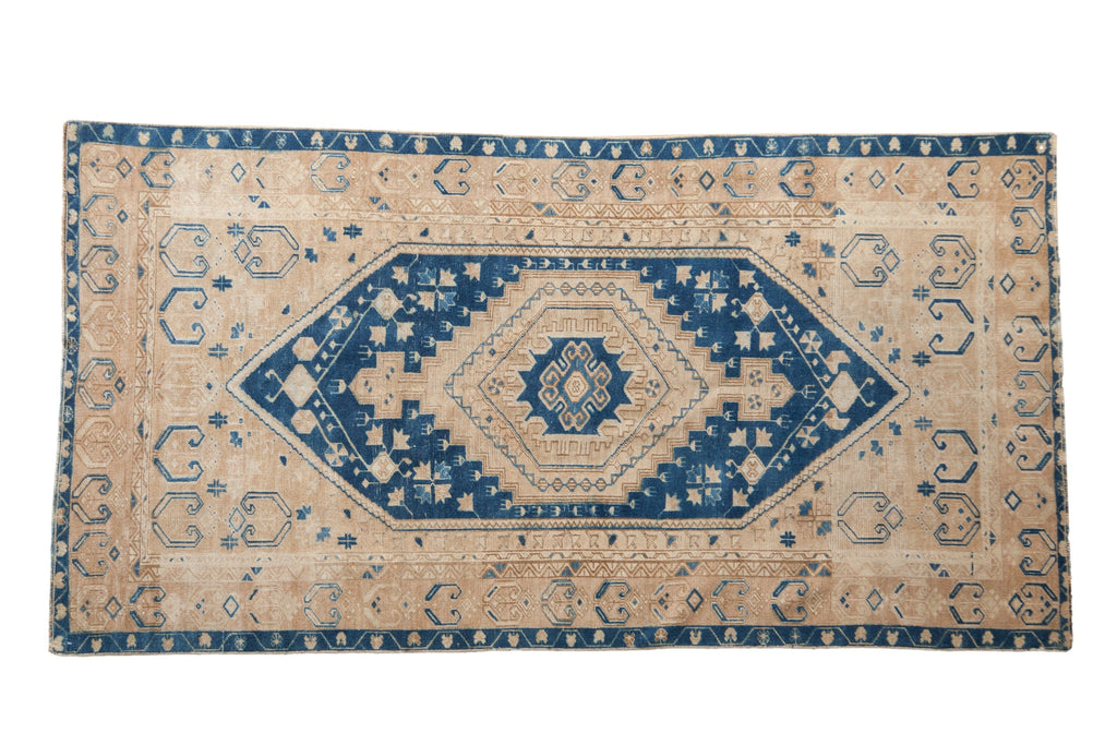 3.5x7 Vintage Distressed Oushak Rug Runner // ONH Item 12077