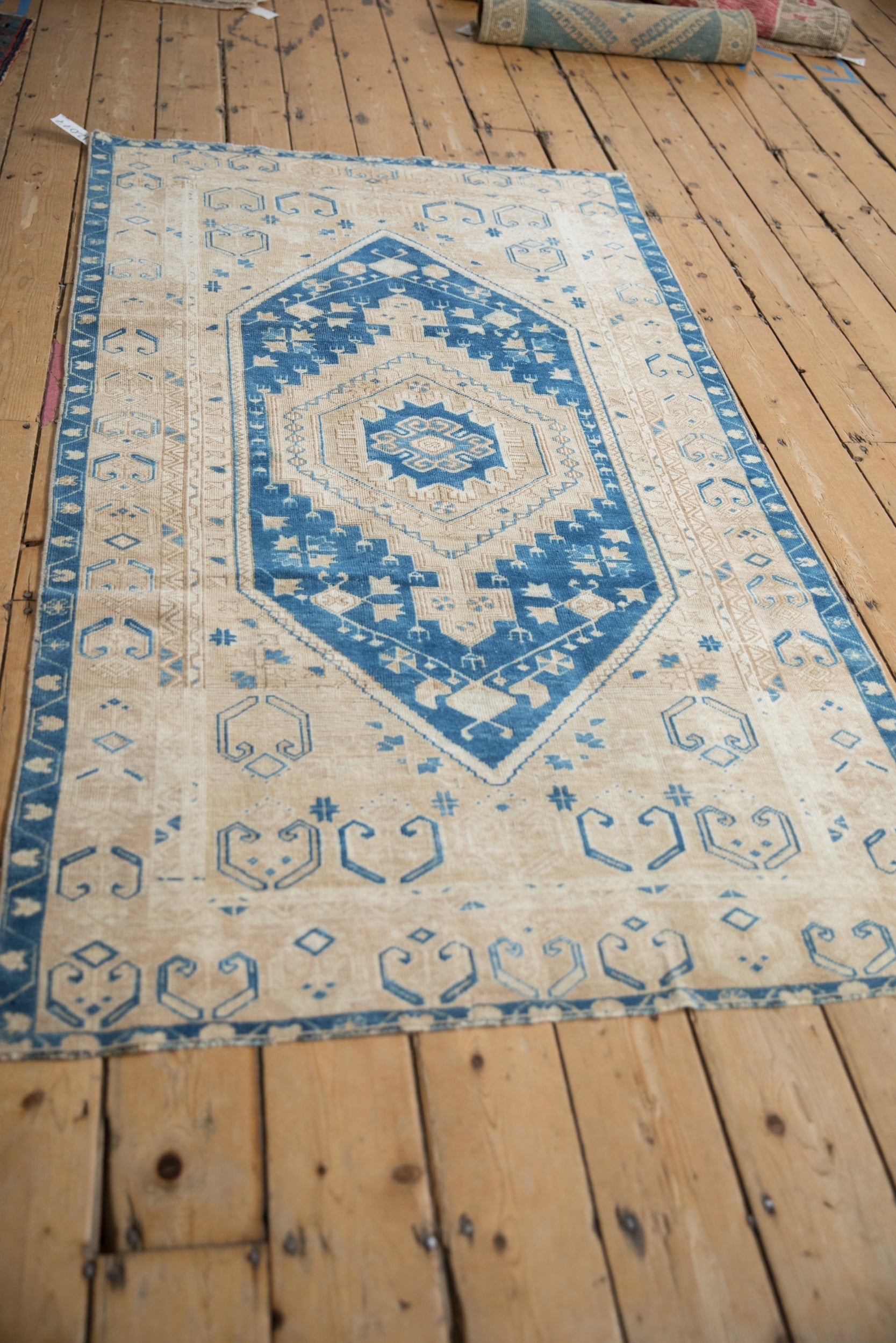 3.5x7 Vintage Distressed Oushak Rug Runner // ONH Item 12077 Image 3