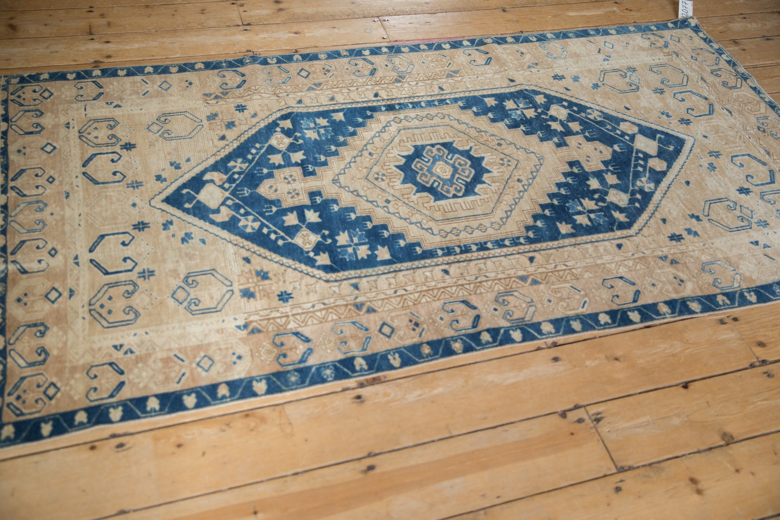 3.5x7 Vintage Distressed Oushak Rug Runner // ONH Item 12077 Image 5