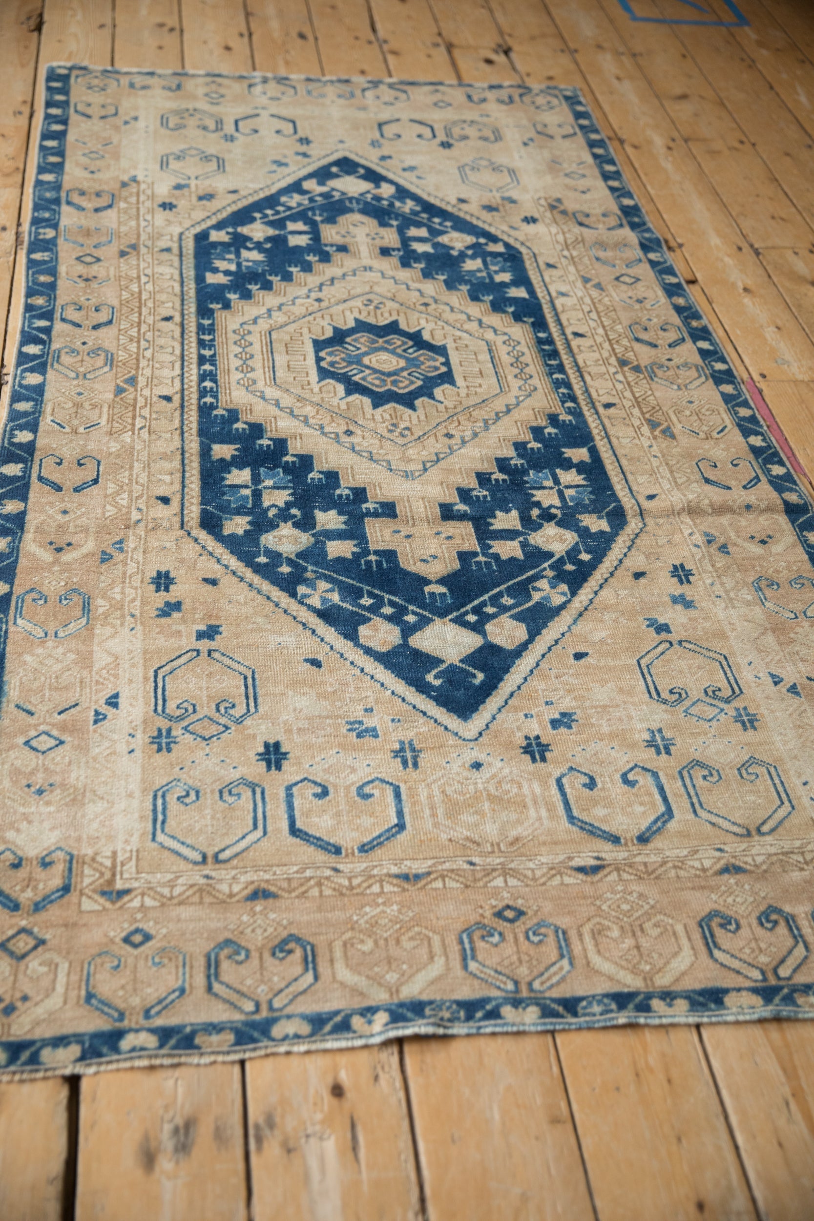3.5x7 Vintage Distressed Oushak Rug Runner // ONH Item 12077 Image 6
