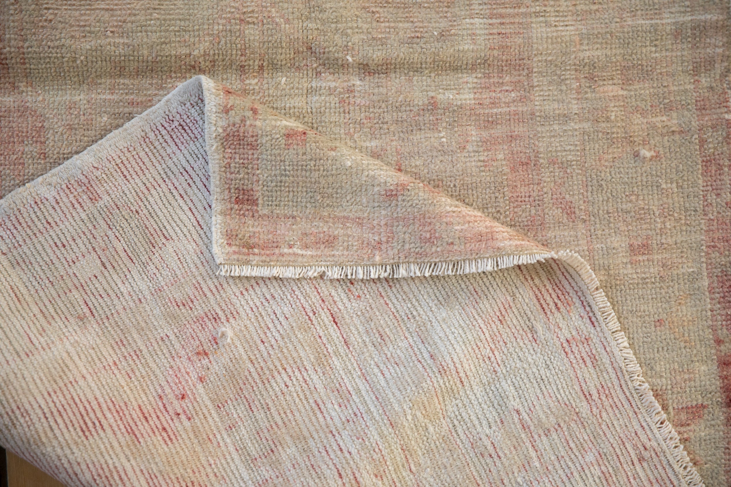 Vintage Distressed Oushak Rug Runner // ONH Item: 12144, Image 8