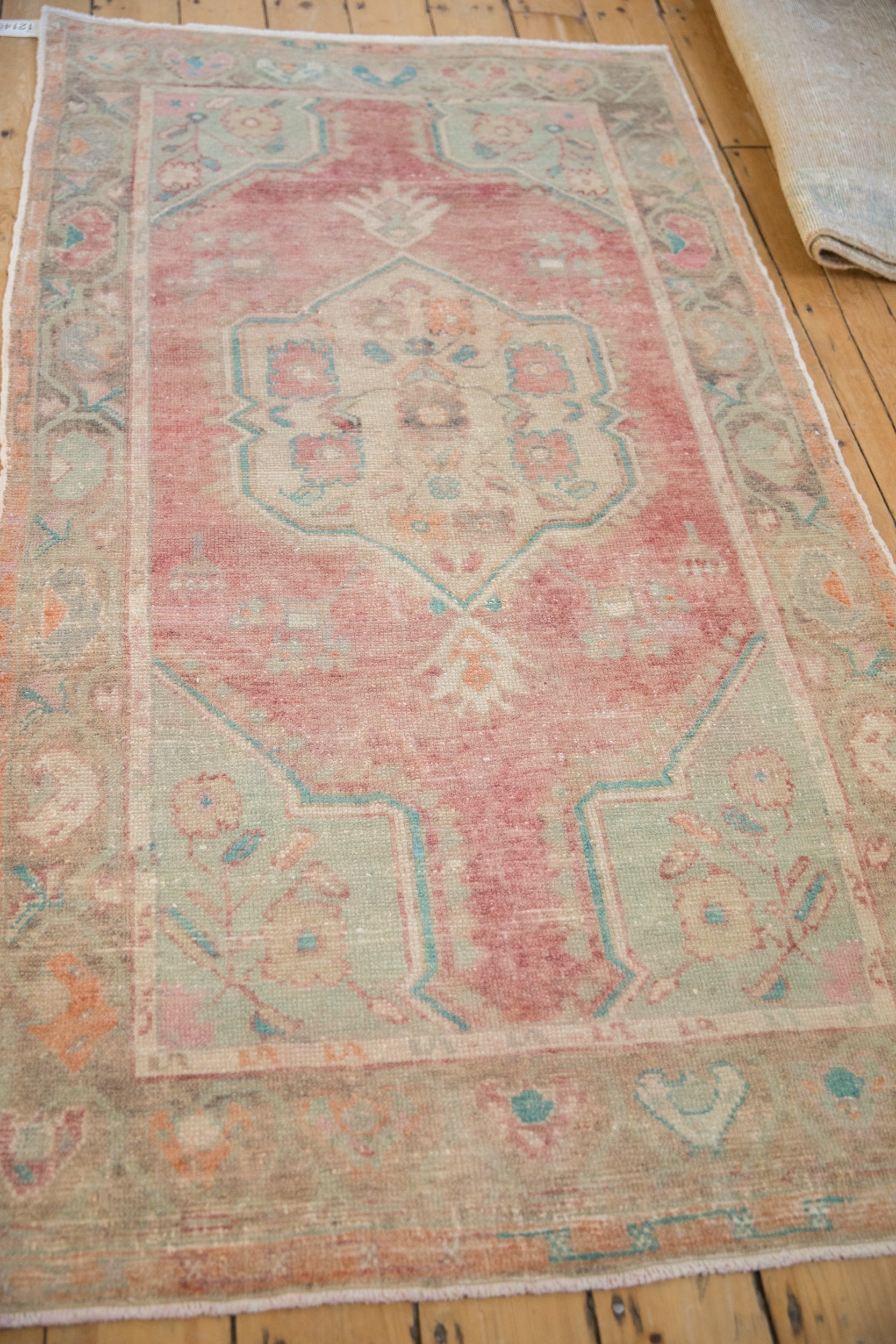 Vintage Distressed Oushak Rug // ONH Item: 12149, Image 3