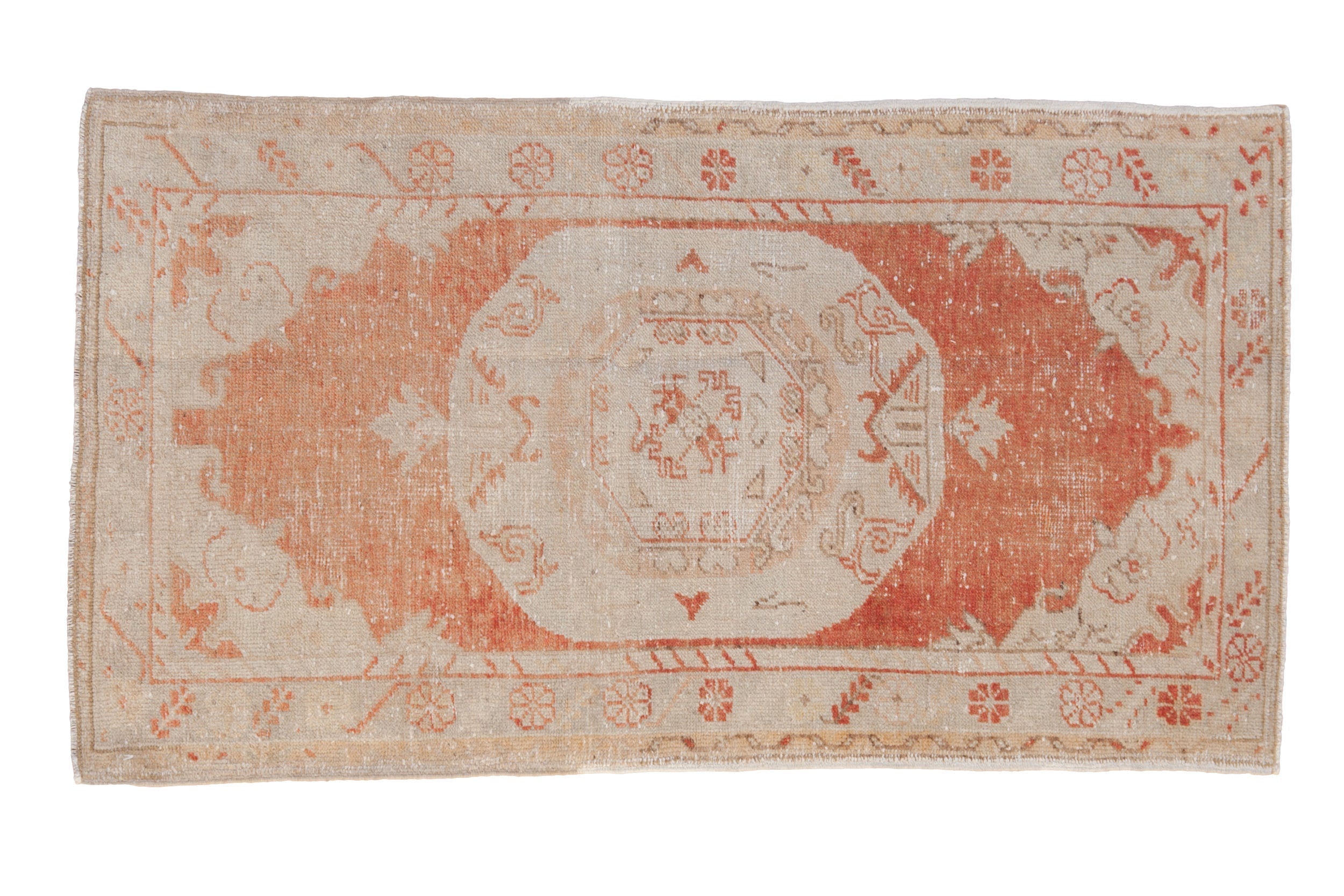 Vintage Distressed Oushak Rug // ONH Item: 12164