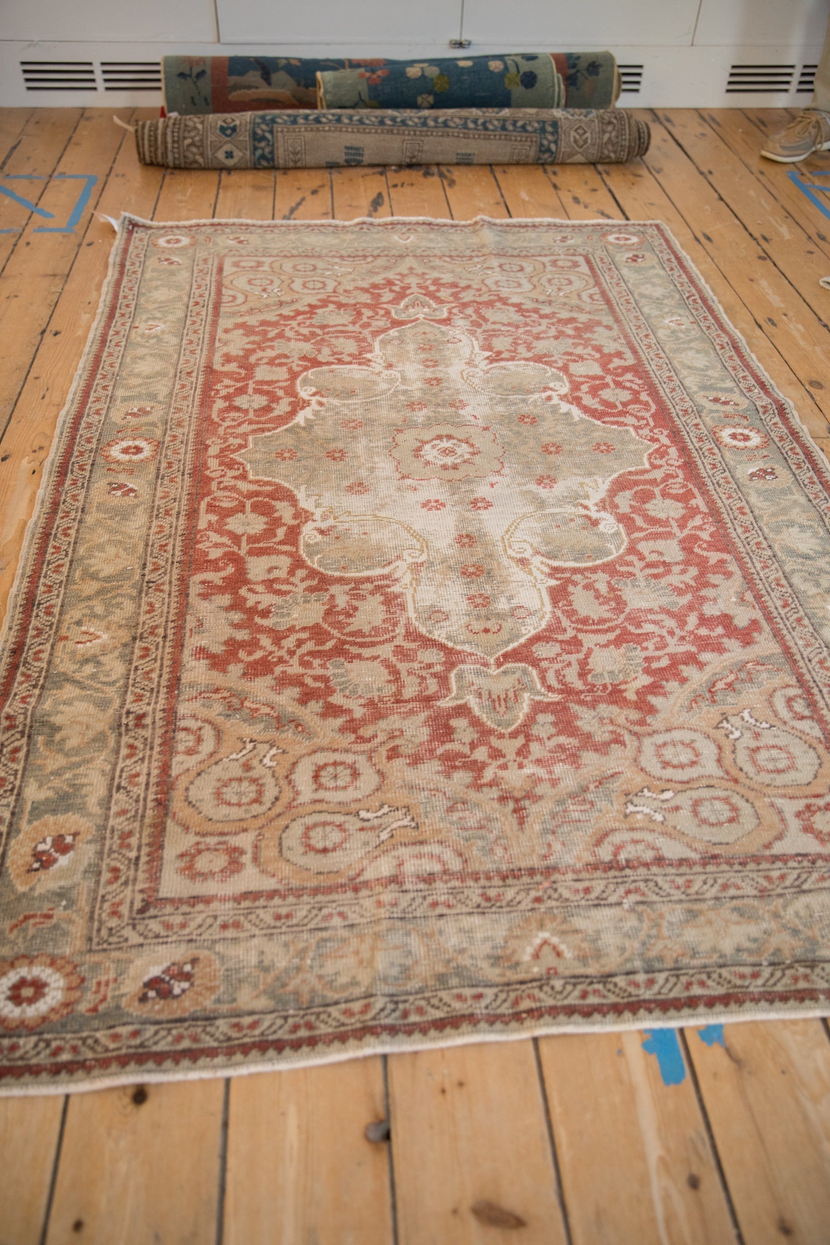 Vintage Distressed Anatolian Rug // ONH Item: 12173, Image 3