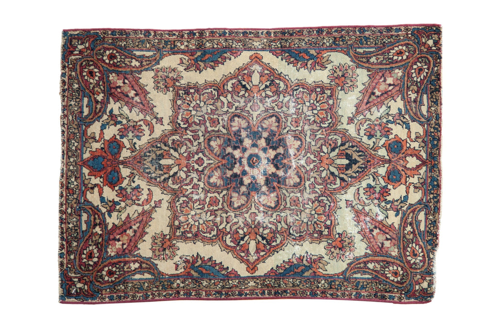 Antique Fragment Kerman Rug Mat // ONH Item: 12191