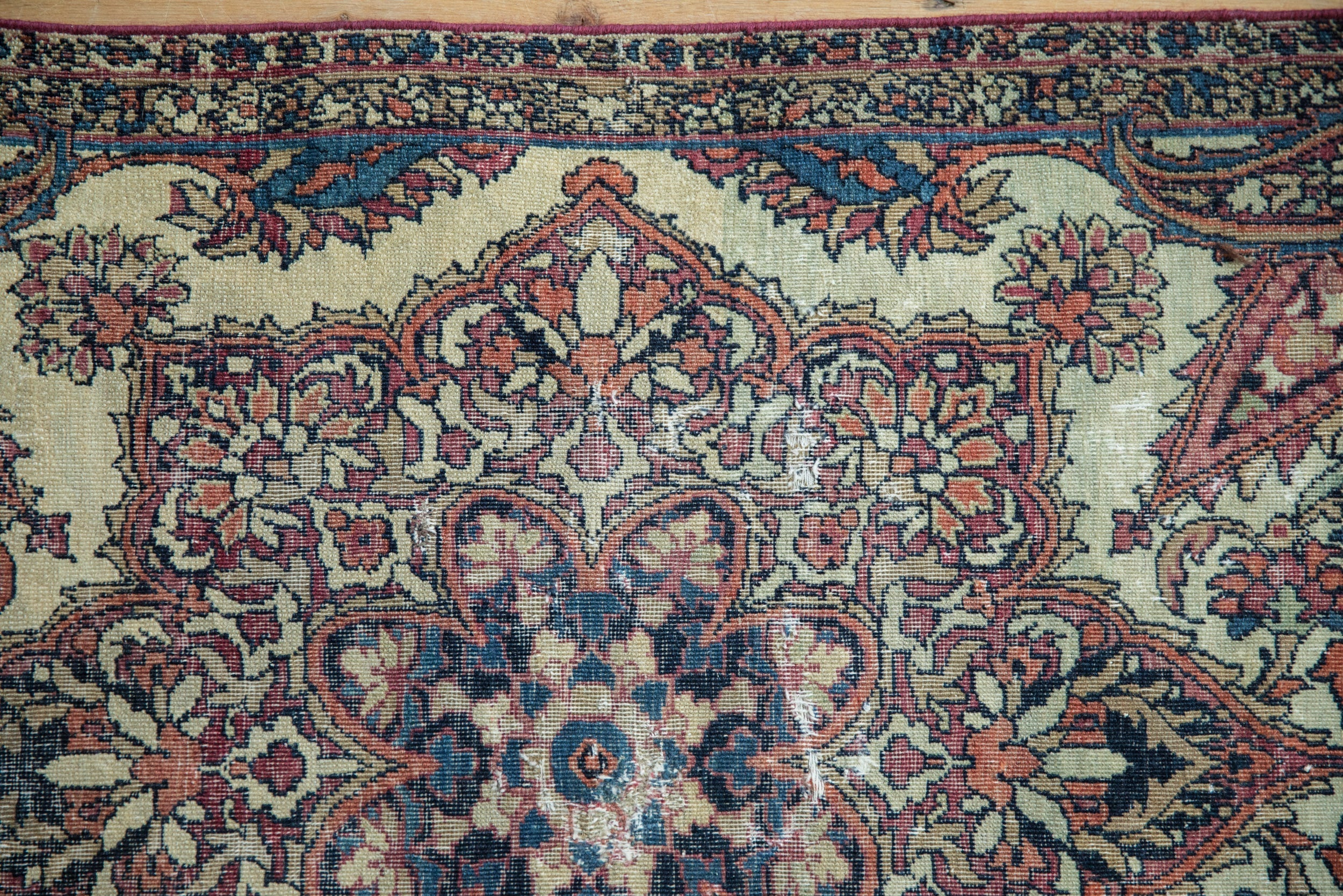 Antique Fragment Kerman Rug Mat // ONH Item: 12191, Image 2