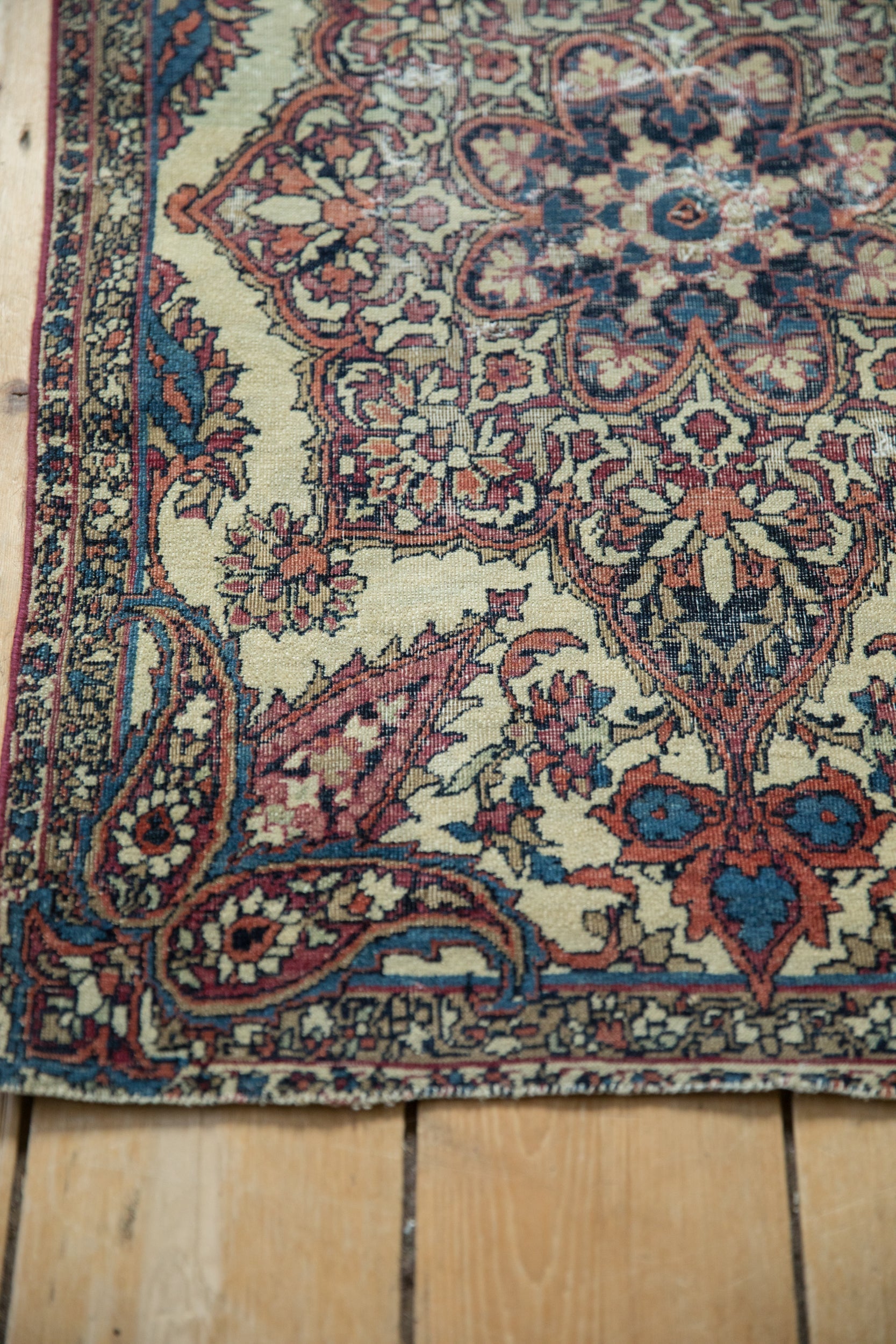 Antique Fragment Kerman Rug Mat // ONH Item: 12191, Image 5
