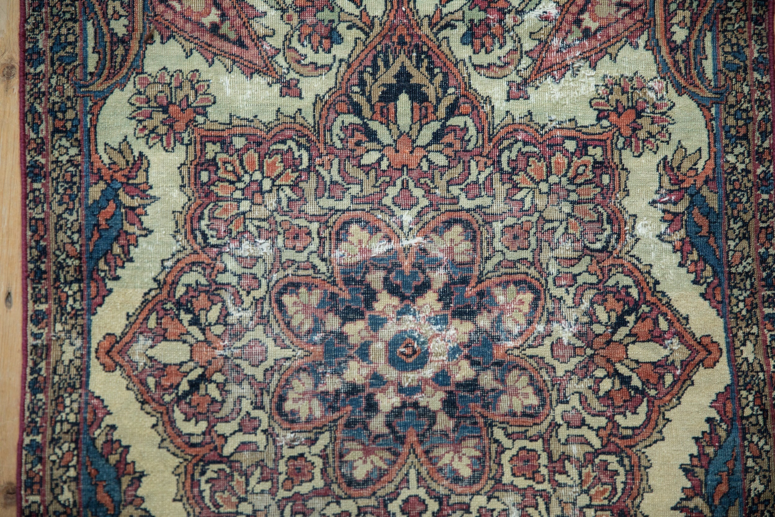 Antique Fragment Kerman Rug Mat // ONH Item: 12191, Image 6
