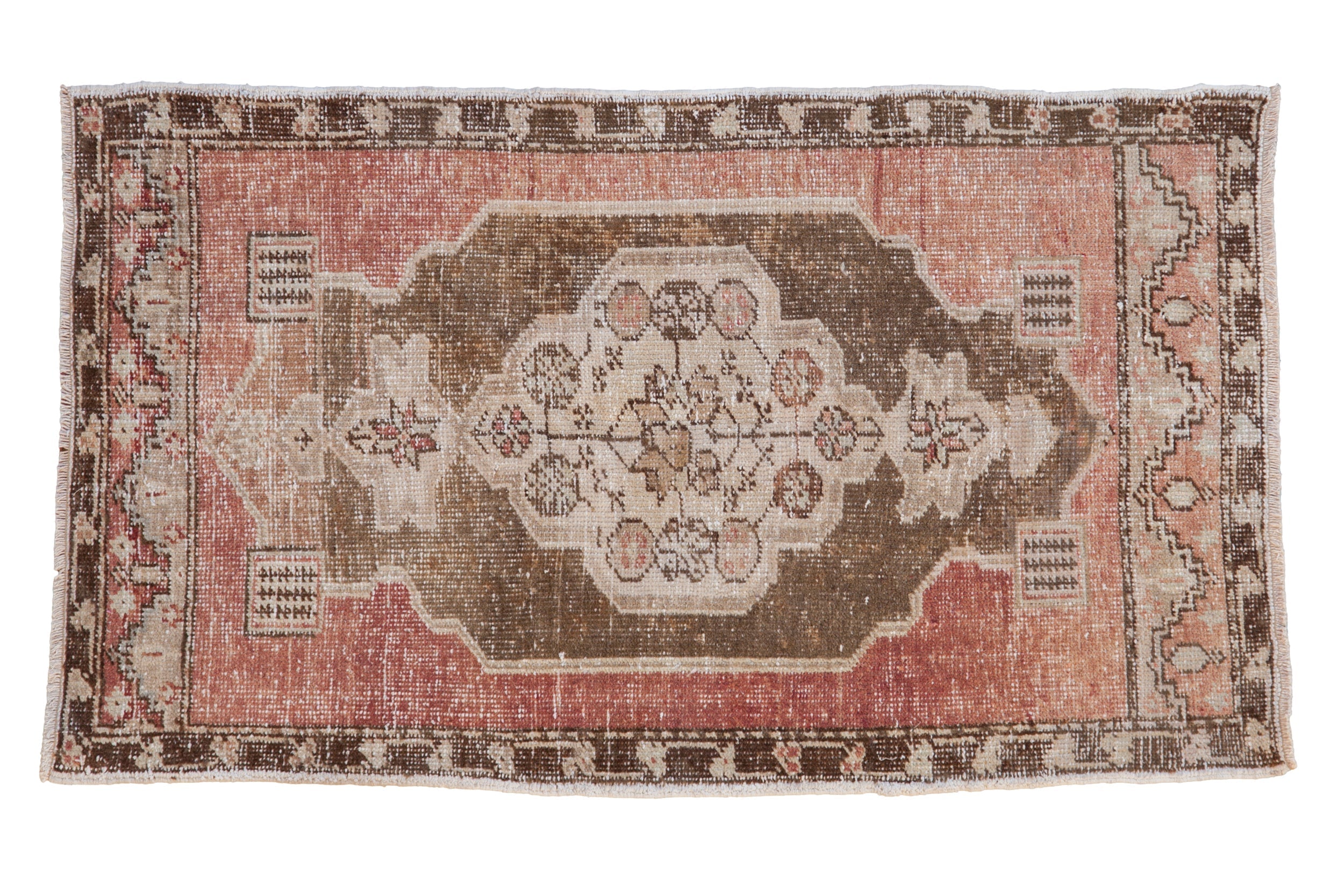 Vintage Distressed Oushak Rug // ONH Item: 12237