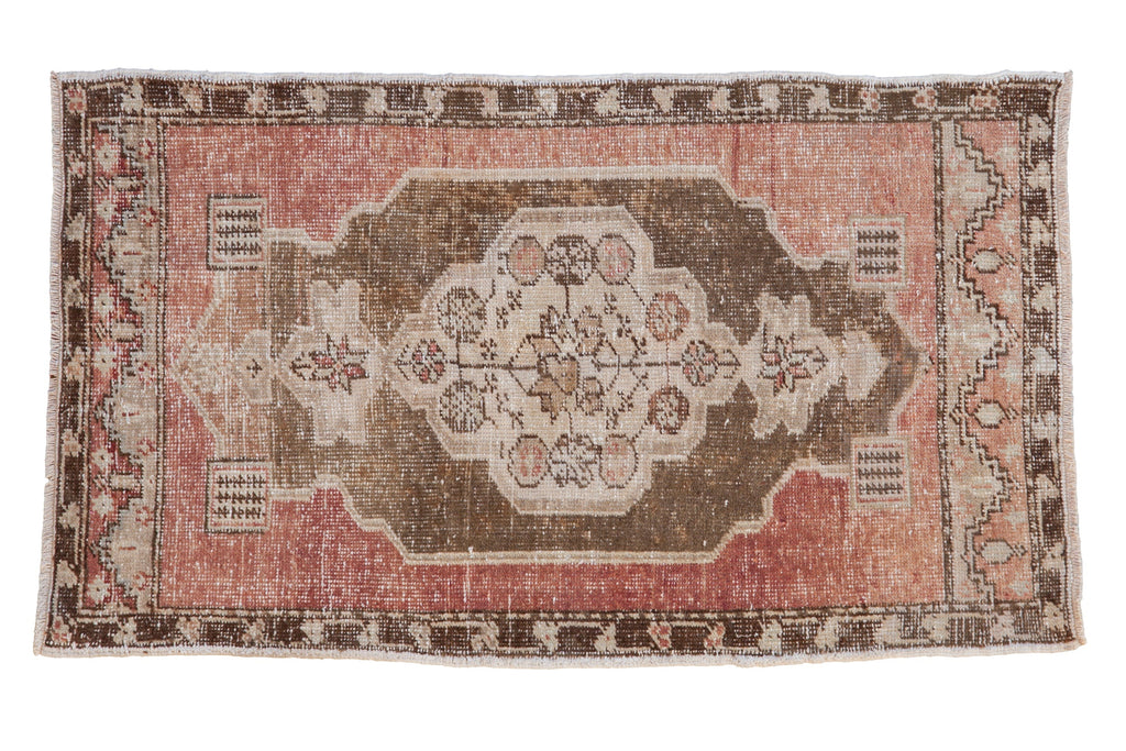 Vintage Distressed Oushak Rug // ONH Item: 12237