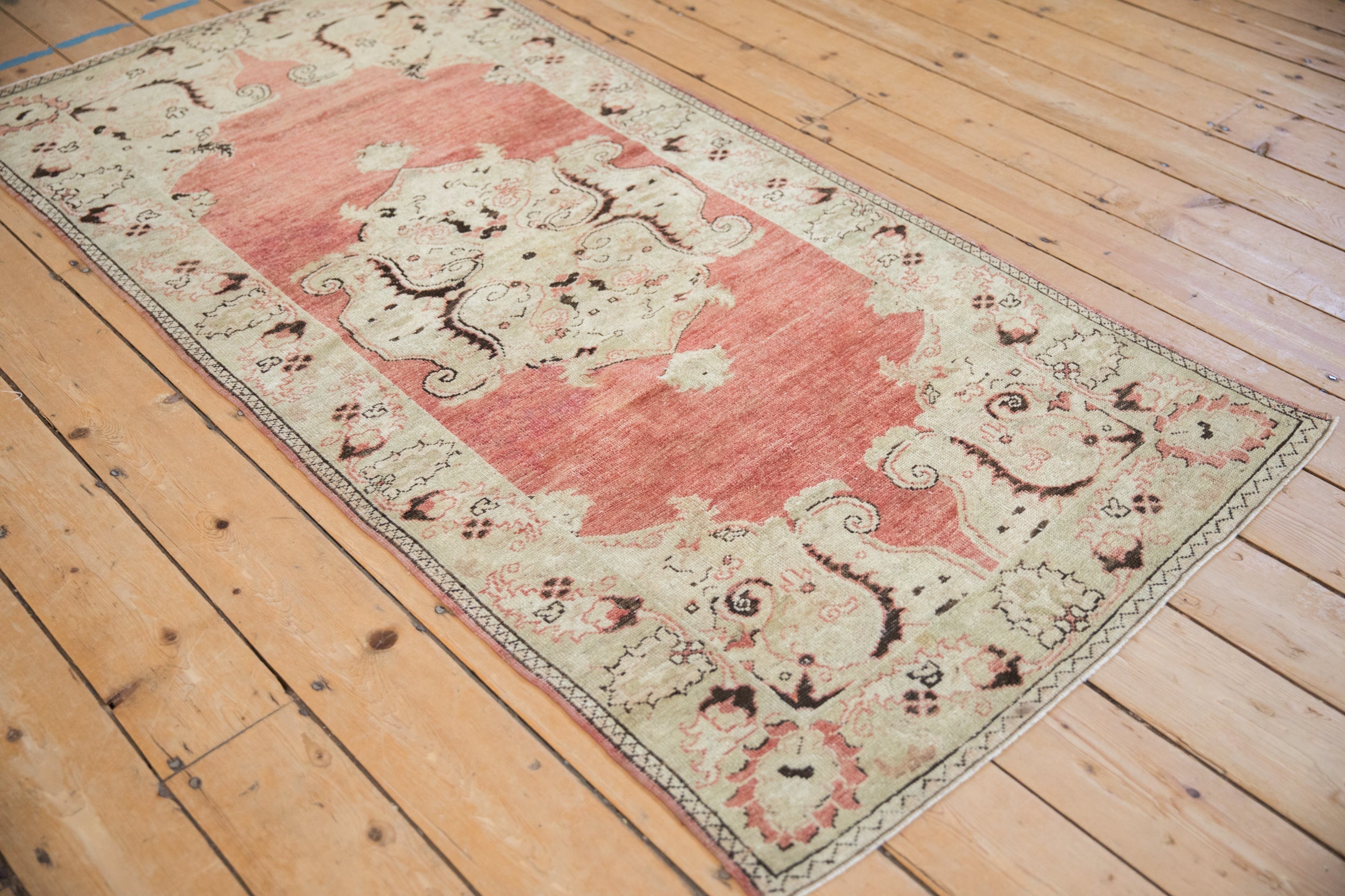 Vintage Distressed Oushak Rug Runner // ONH Item: 12242, Image 3