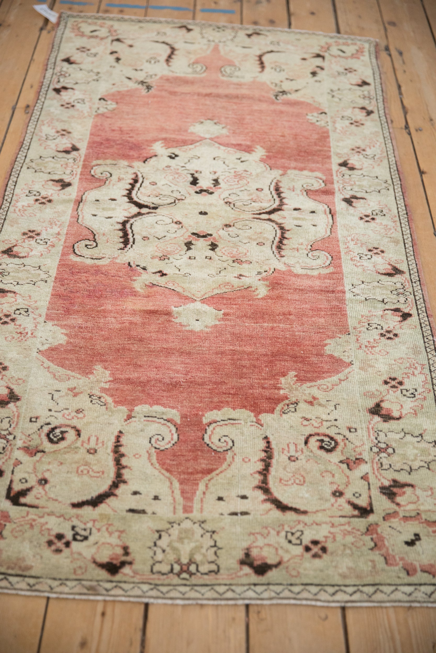 Vintage Distressed Oushak Rug Runner // ONH Item: 12242, Image 4