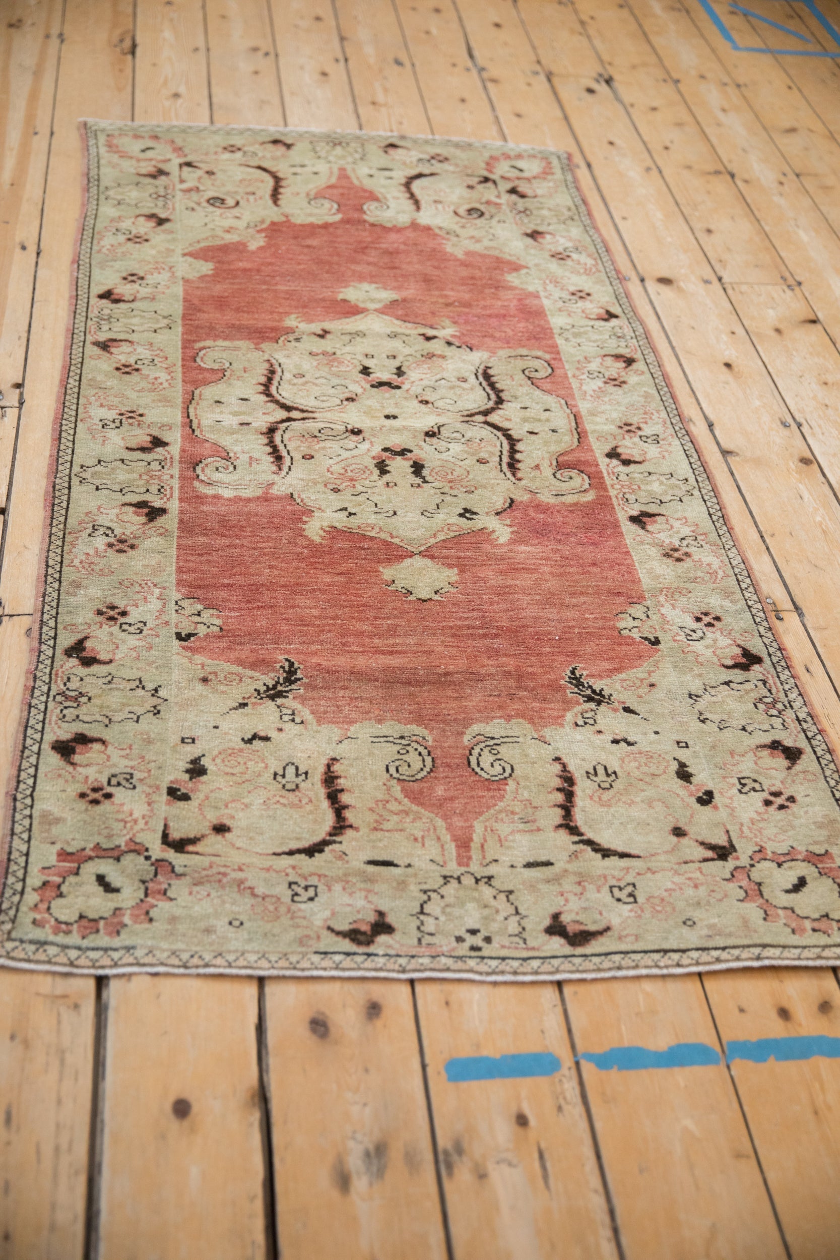 Vintage Distressed Oushak Rug Runner // ONH Item: 12242, Image 6