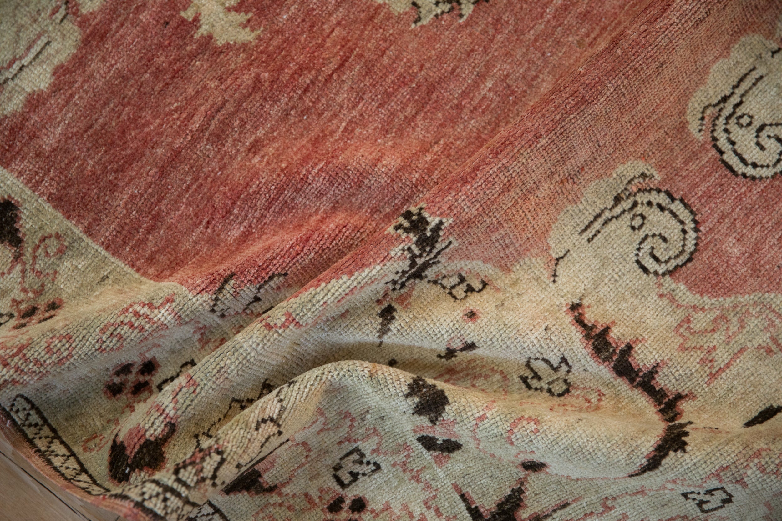 Vintage Distressed Oushak Rug Runner // ONH Item: 12242, Image 7