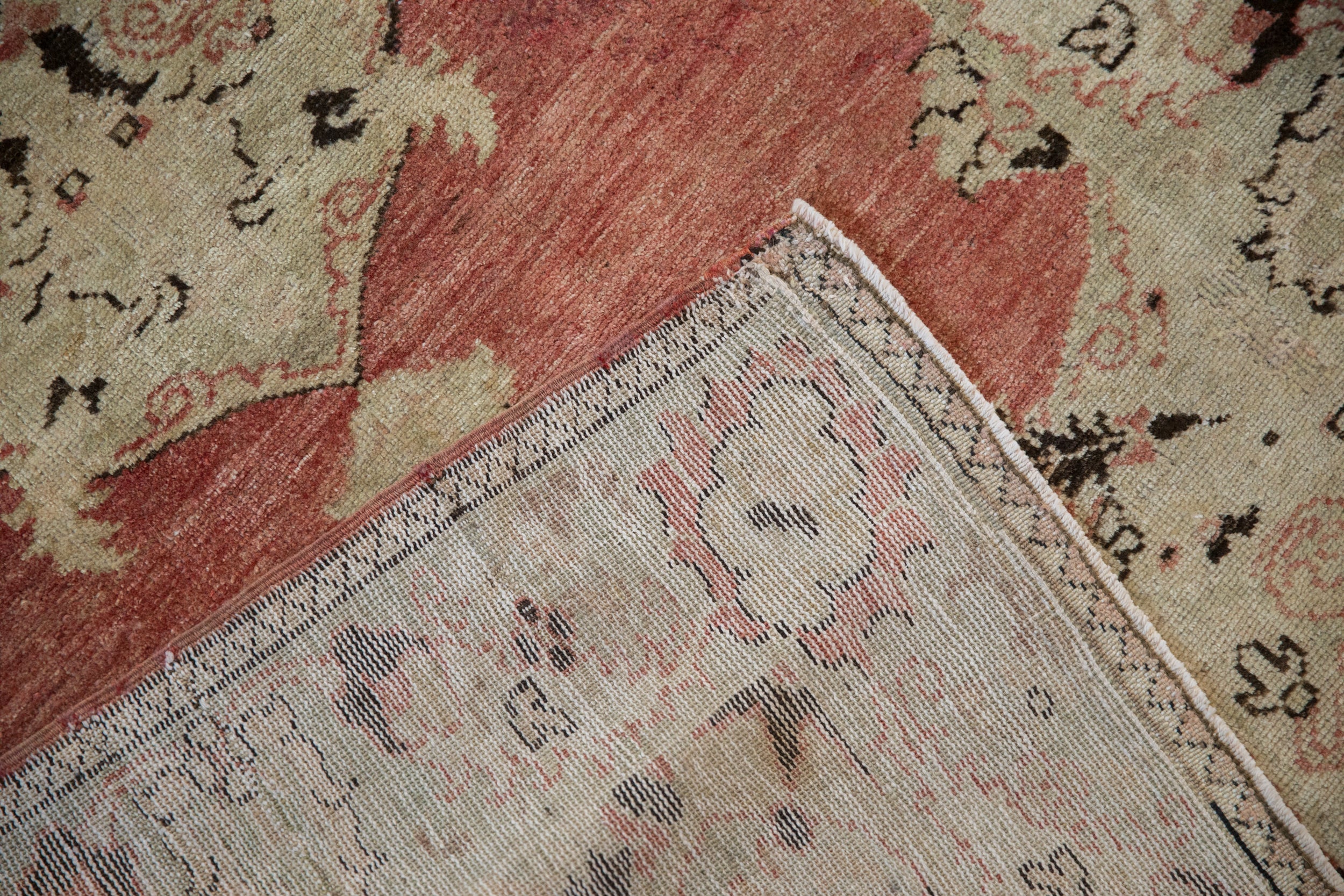 Vintage Distressed Oushak Rug Runner // ONH Item: 12242, Image 8