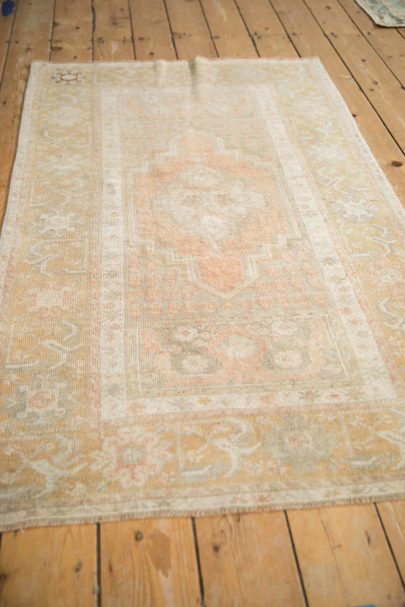 Vintage Distressed Oushak Rug // ONH Item: 12439, Image 3