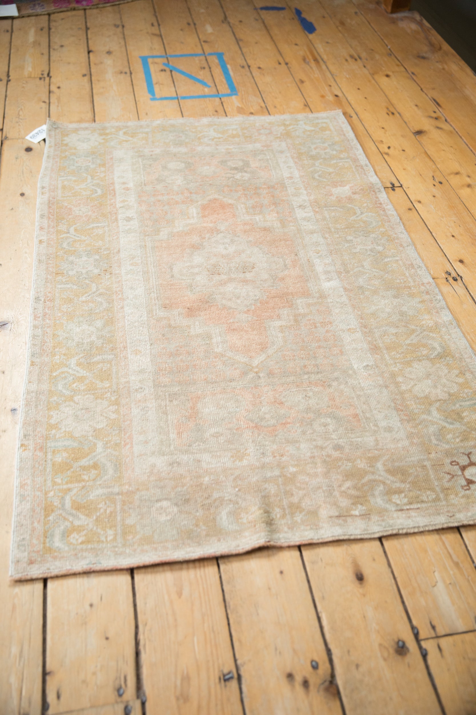 Vintage Distressed Oushak Rug // ONH Item: 12439, Image 7