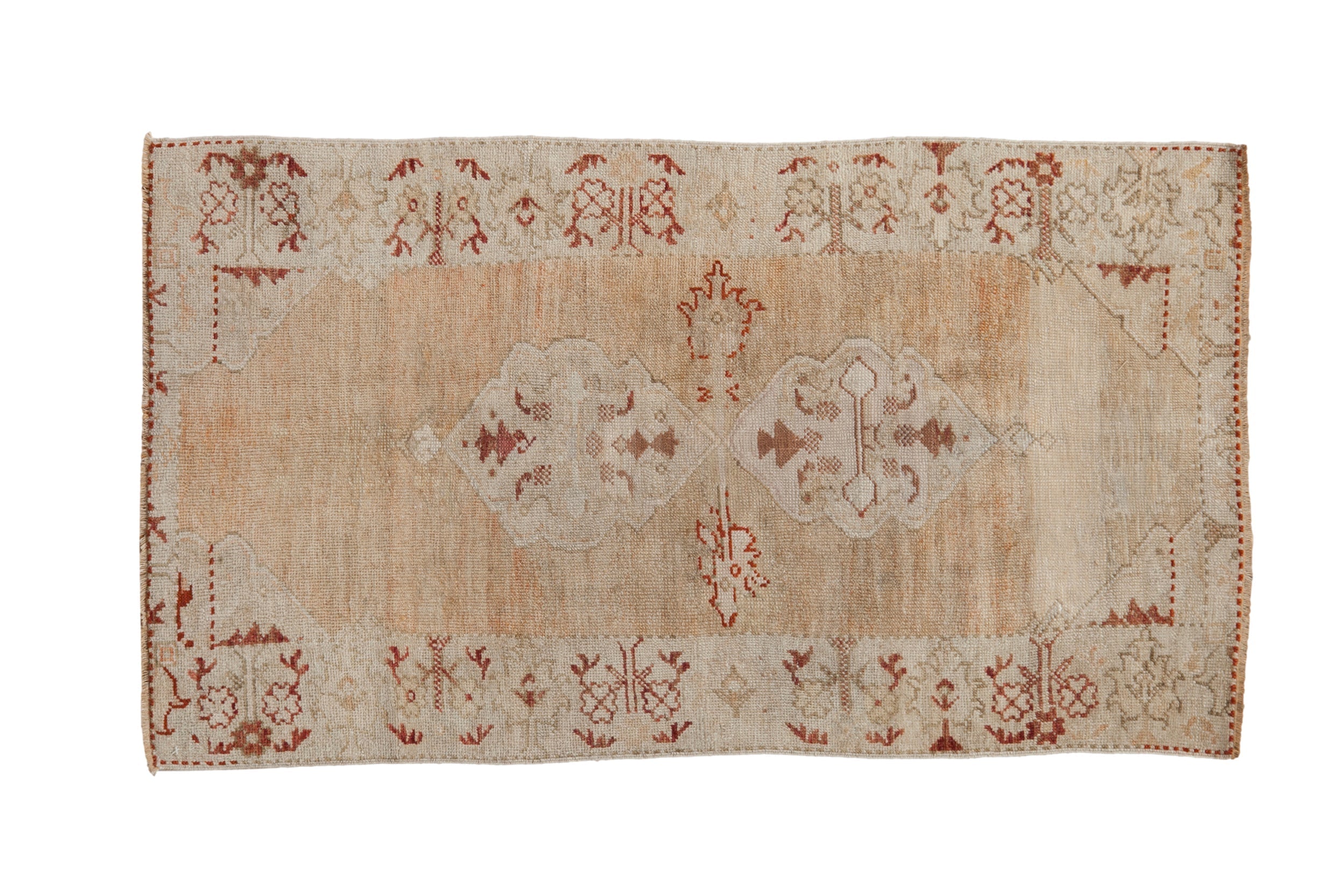 Vintage Distressed Oushak Rug // ONH Item: 12443