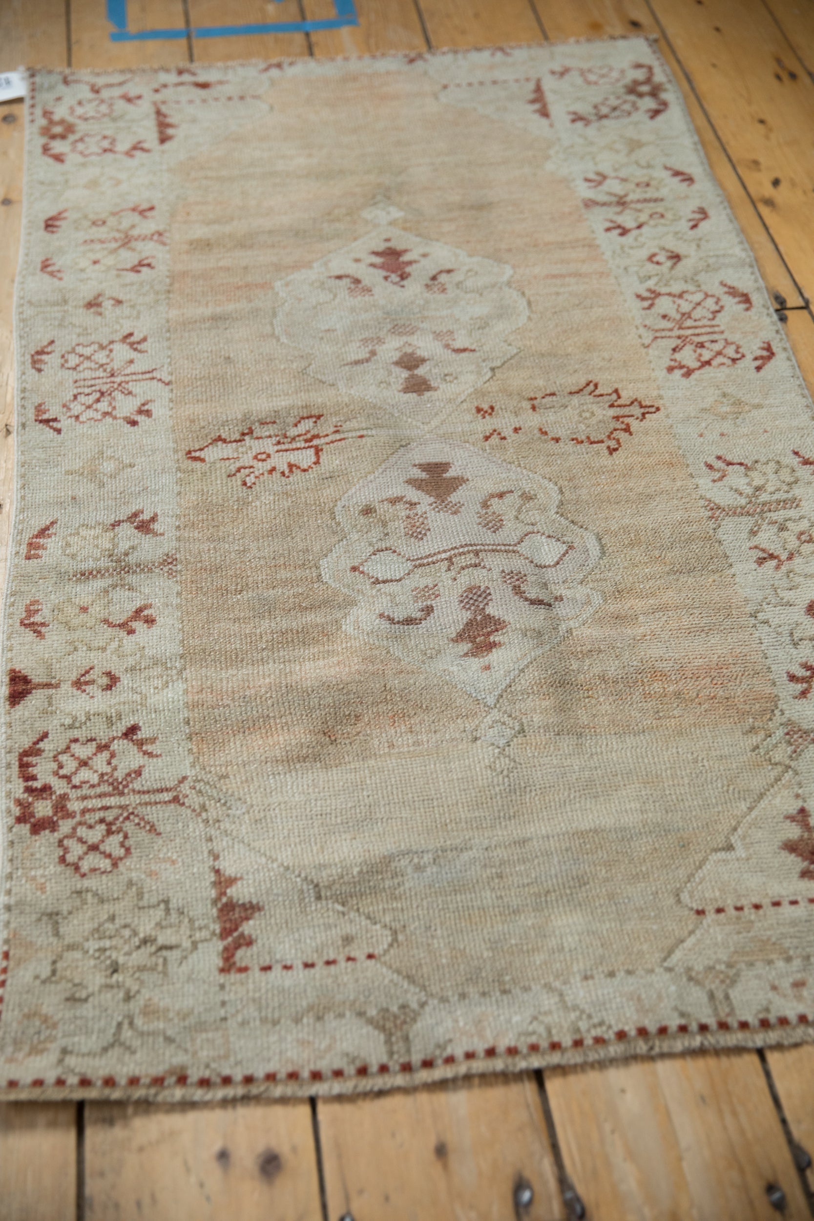 Vintage Distressed Oushak Rug // ONH Item: 12443, Image 4