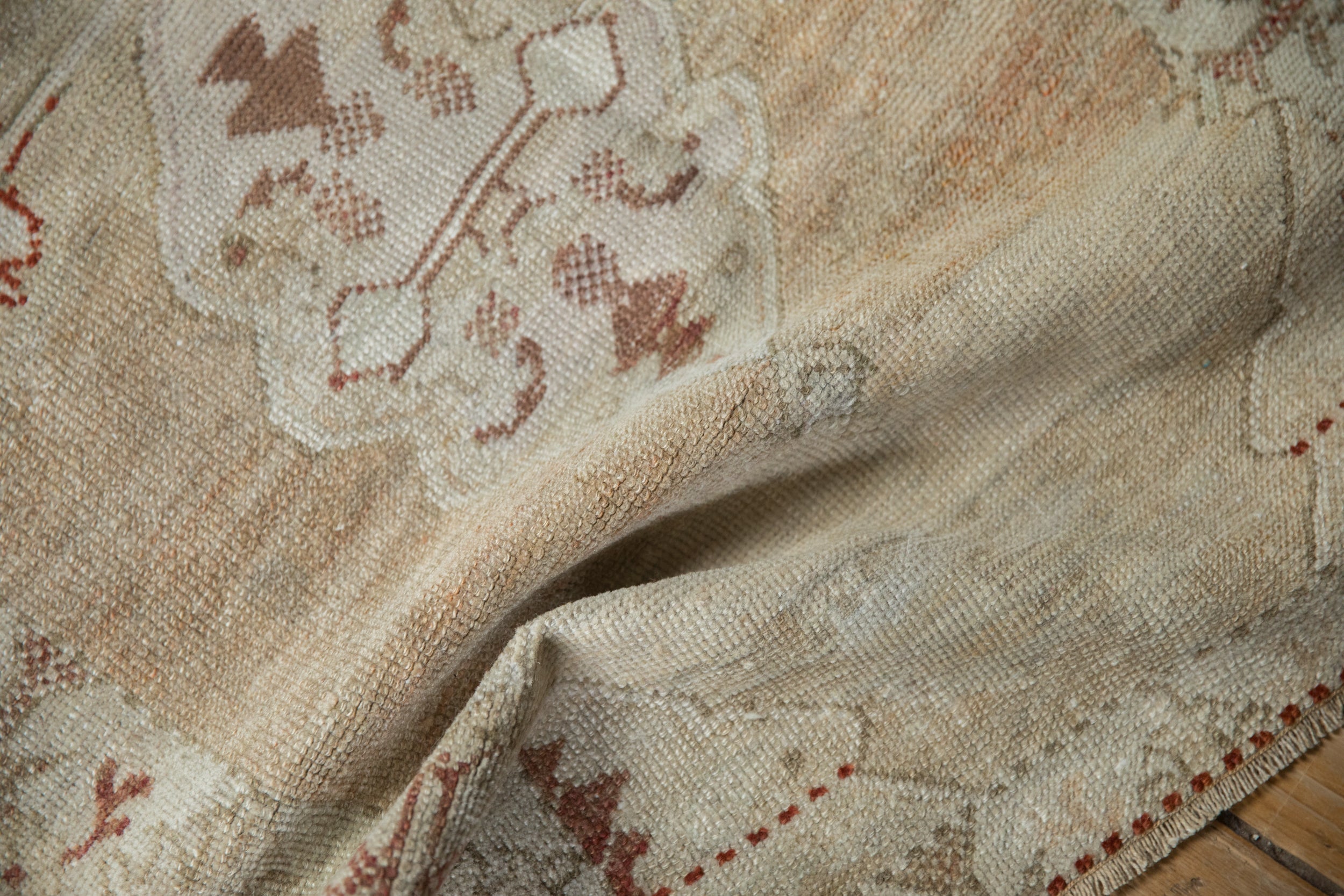 Vintage Distressed Oushak Rug // ONH Item: 12443, Image 7