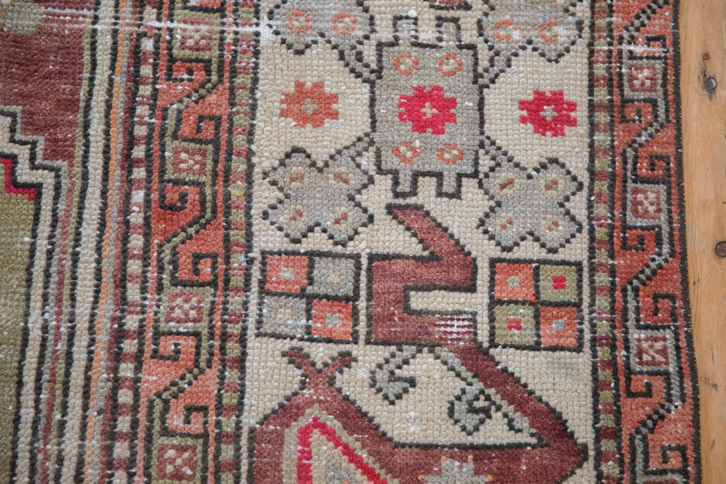 Vintage Distressed Oushak Carpet // ONH Item: 12446, Image 10