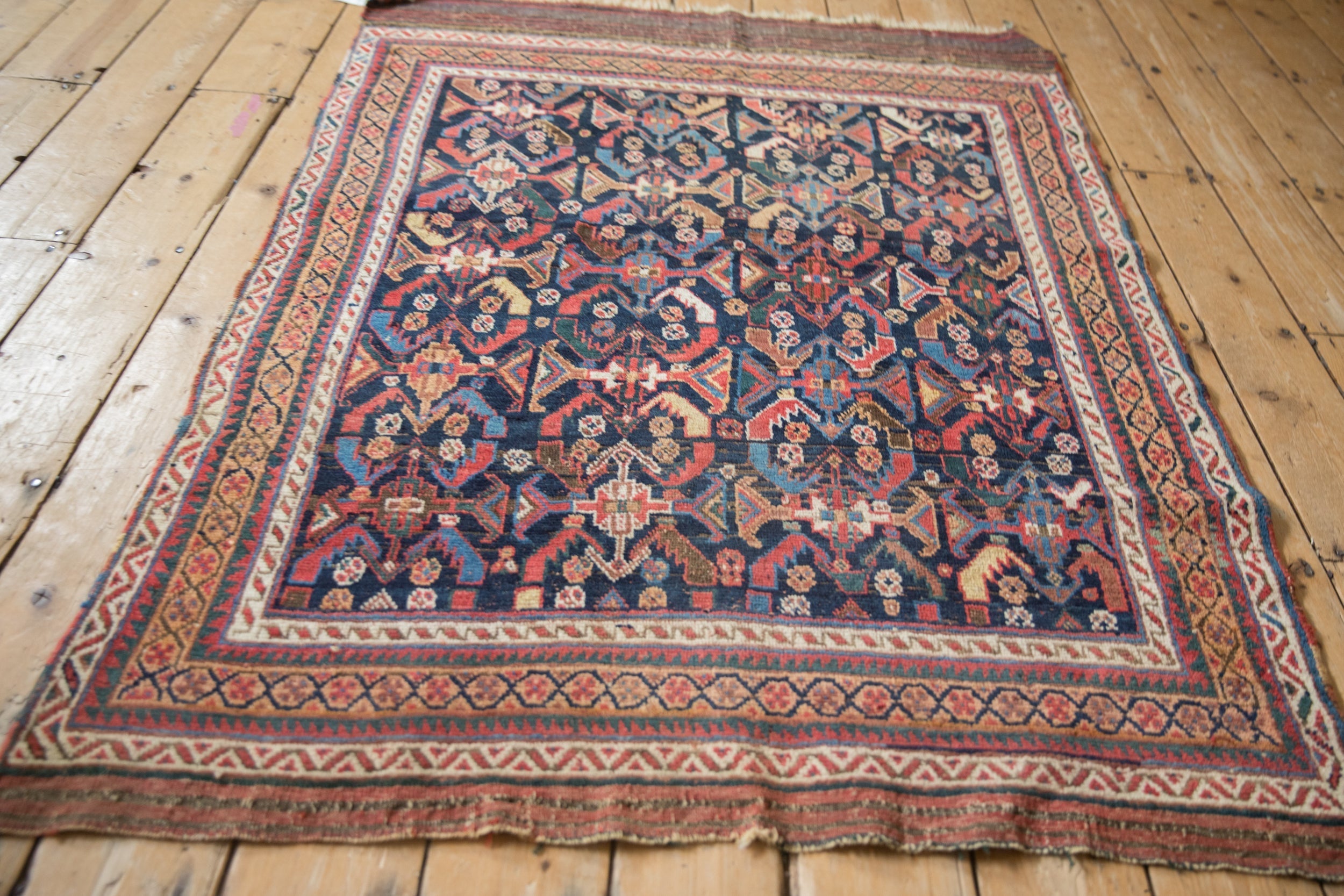 Antique Afshar Rug // ONH Item: 12552, Image 7