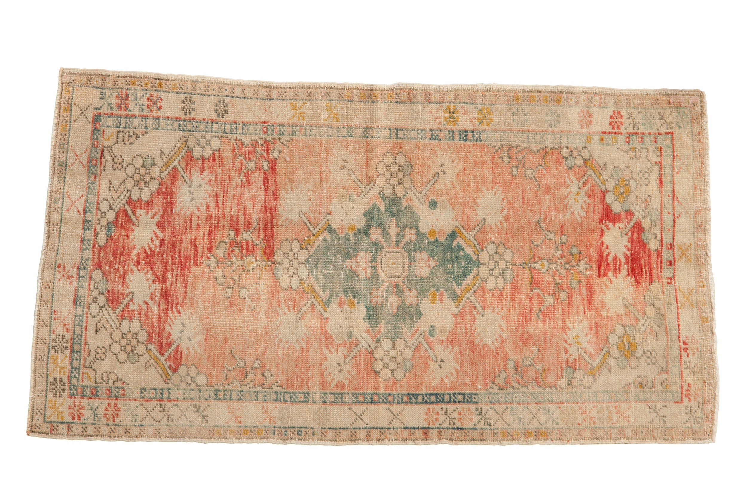 Vintage Distressed Oushak Rug // ONH Item: 12594