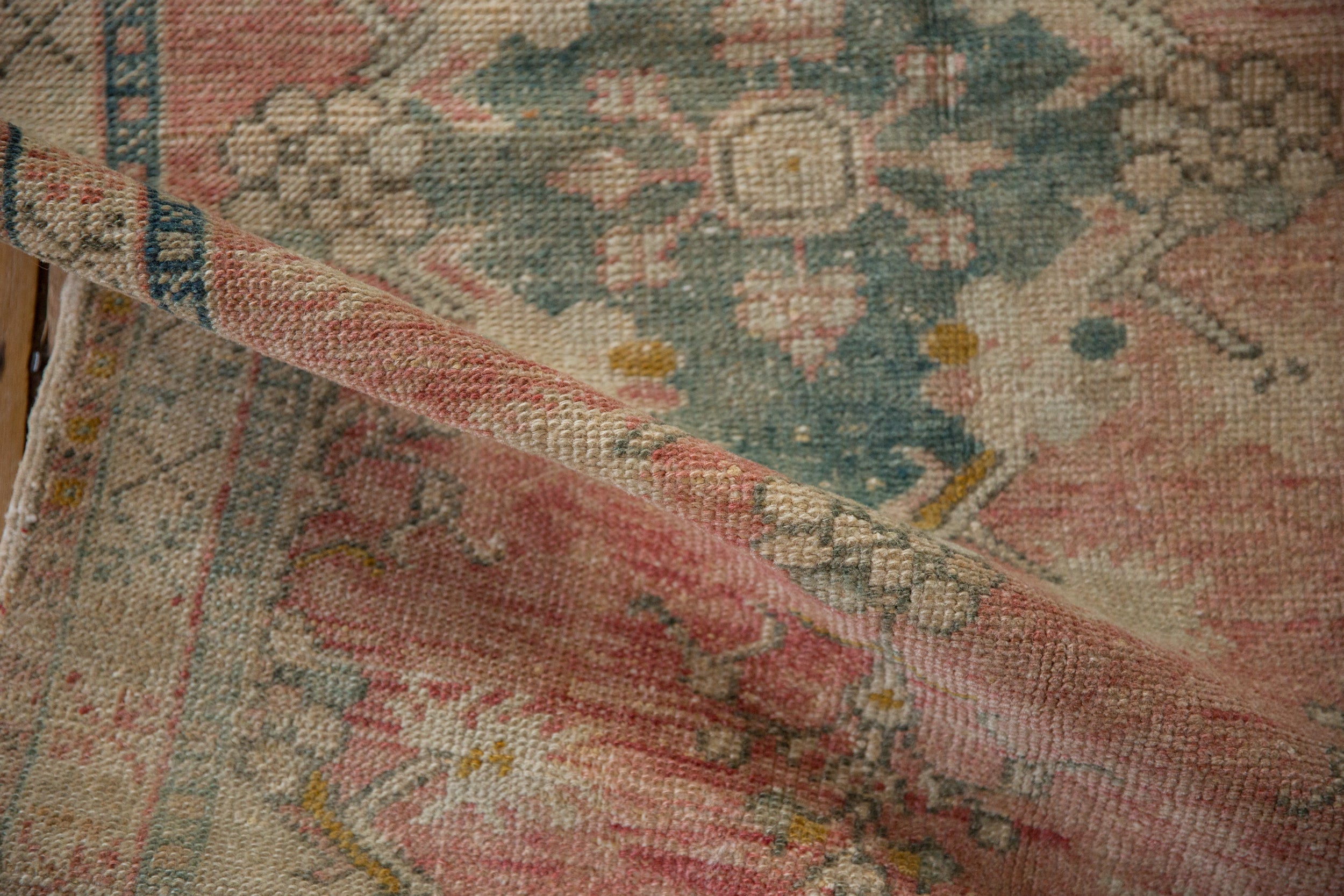 Vintage Distressed Oushak Rug // ONH Item: 12594, Image 10