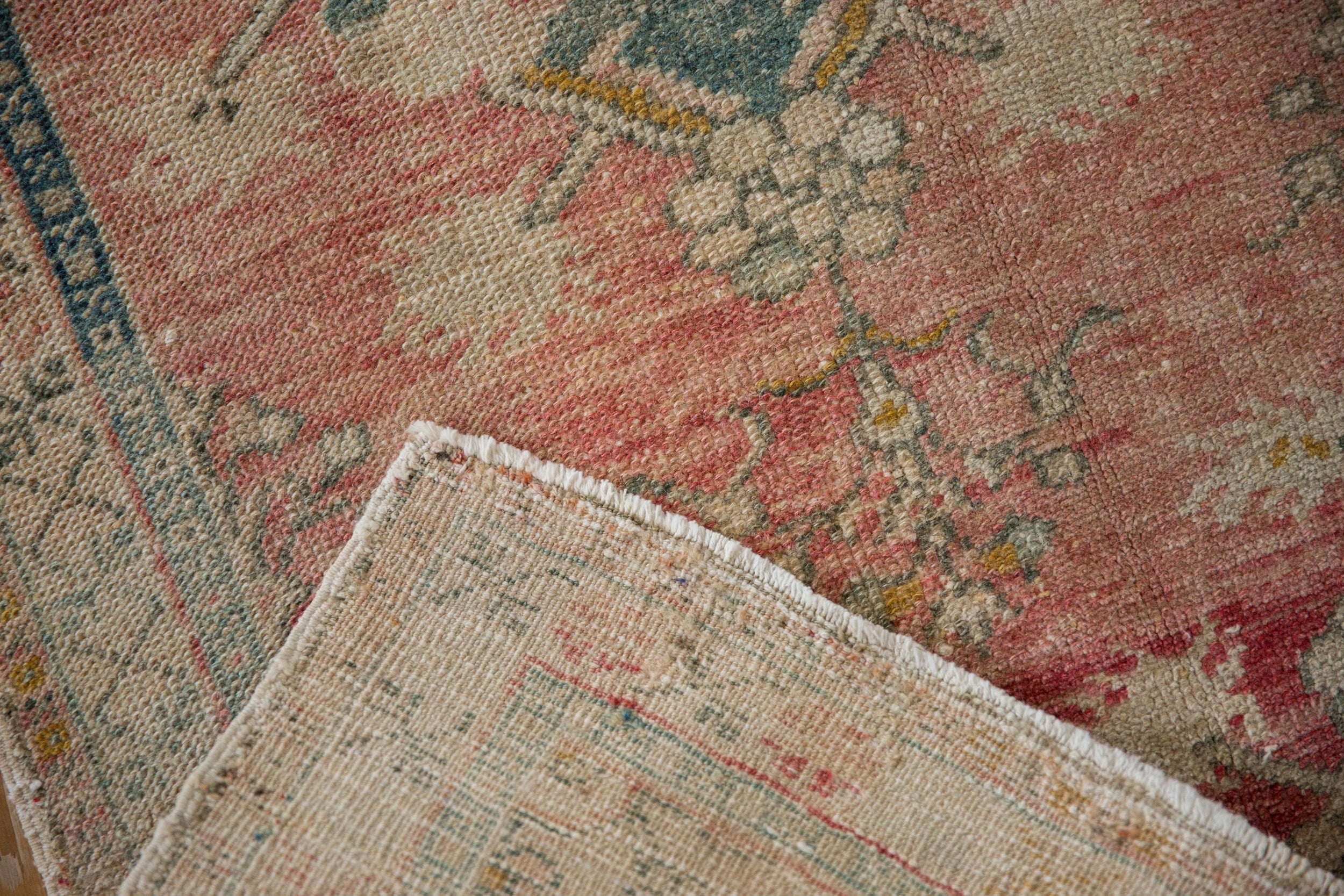 Vintage Distressed Oushak Rug // ONH Item: 12594, Image 11