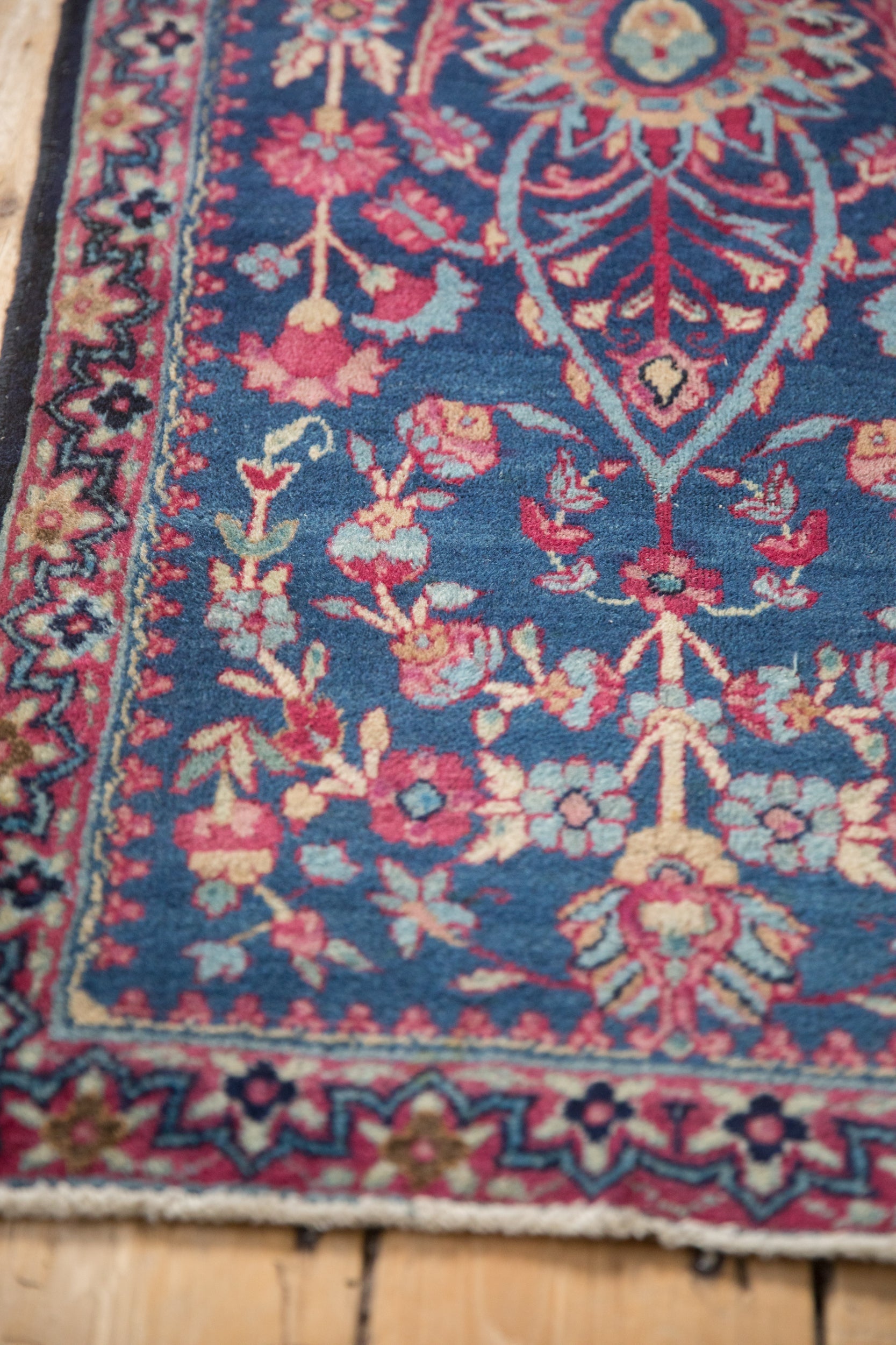 Antique Fine Kerman Square Rug Mat // ONH Item: 12616, Image 5