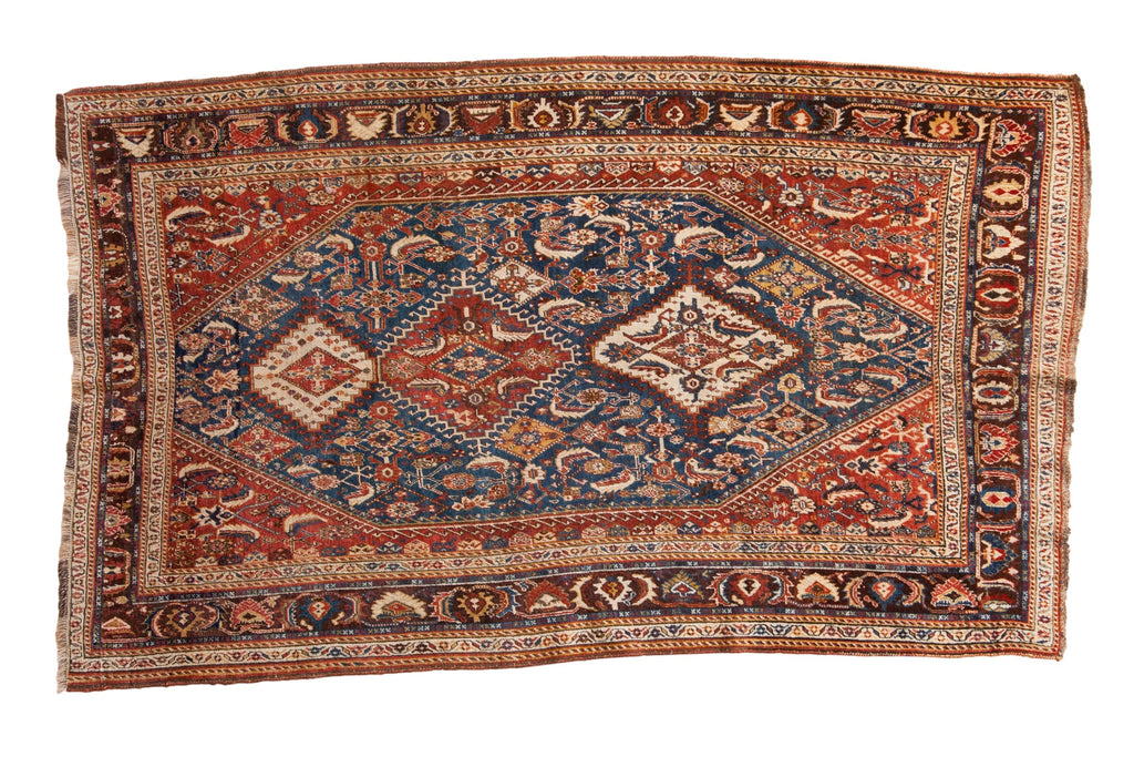 Antique Fine Qashqai Rug // ONH Item: 12617