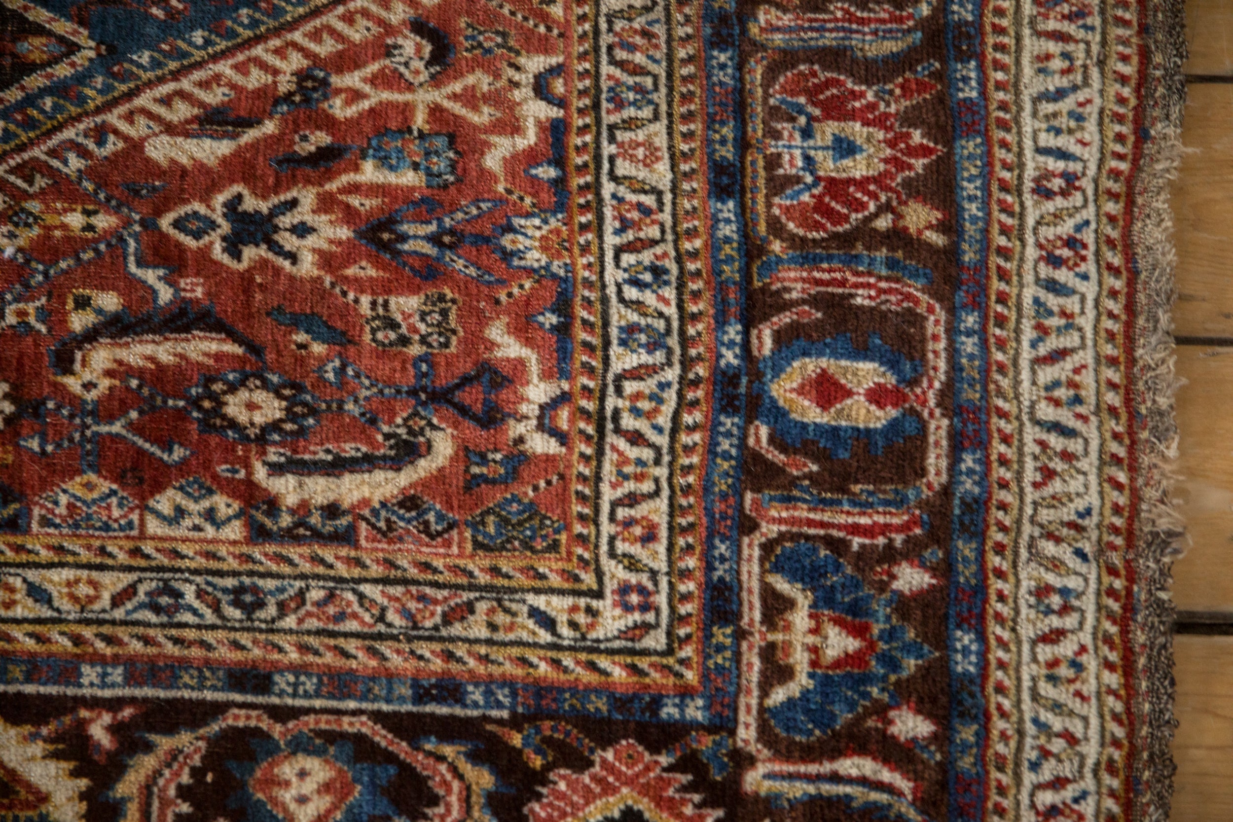 Antique Fine Qashqai Rug // ONH Item: 12617, Image 6