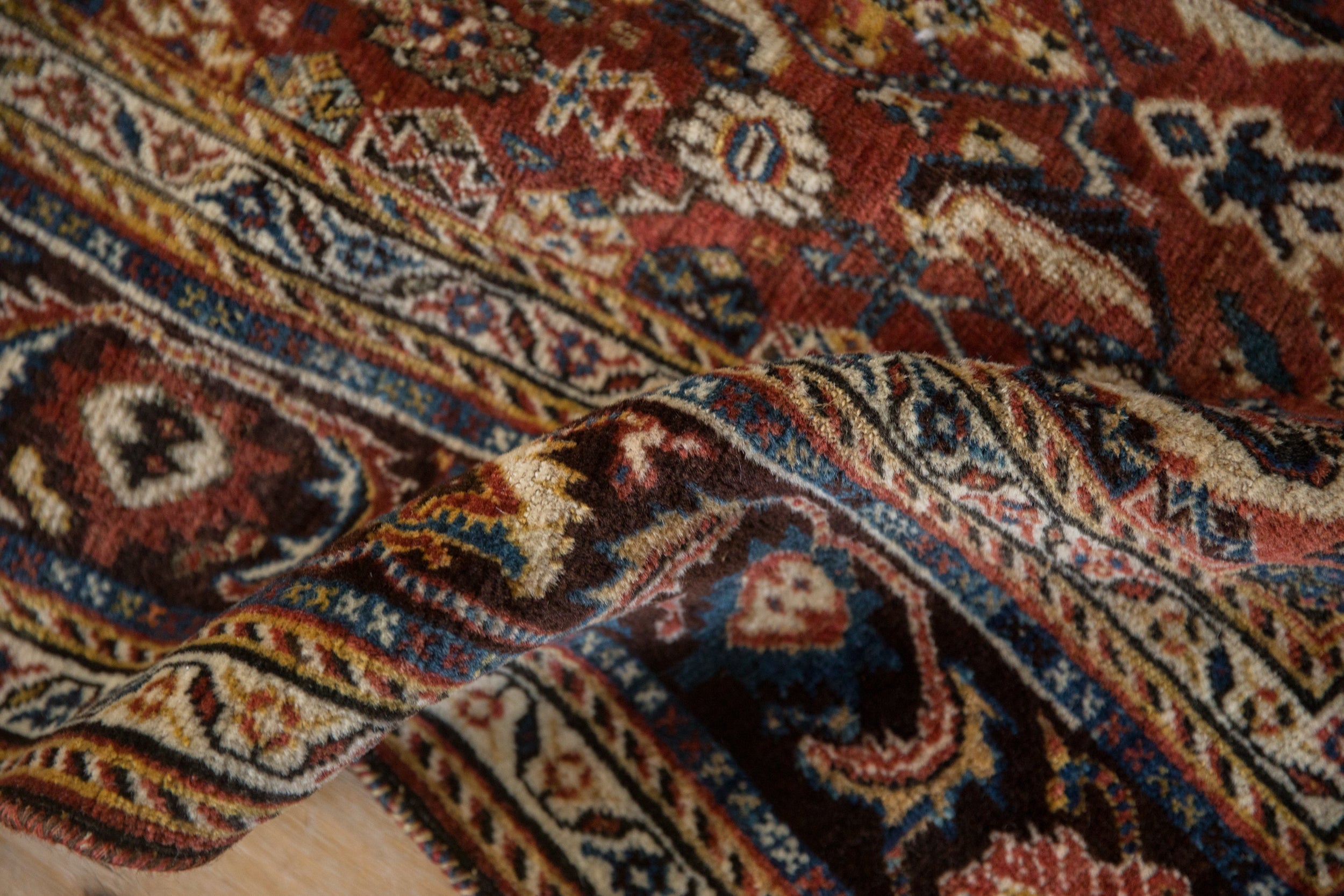 Antique Fine Qashqai Rug // ONH Item: 12617, Image 7
