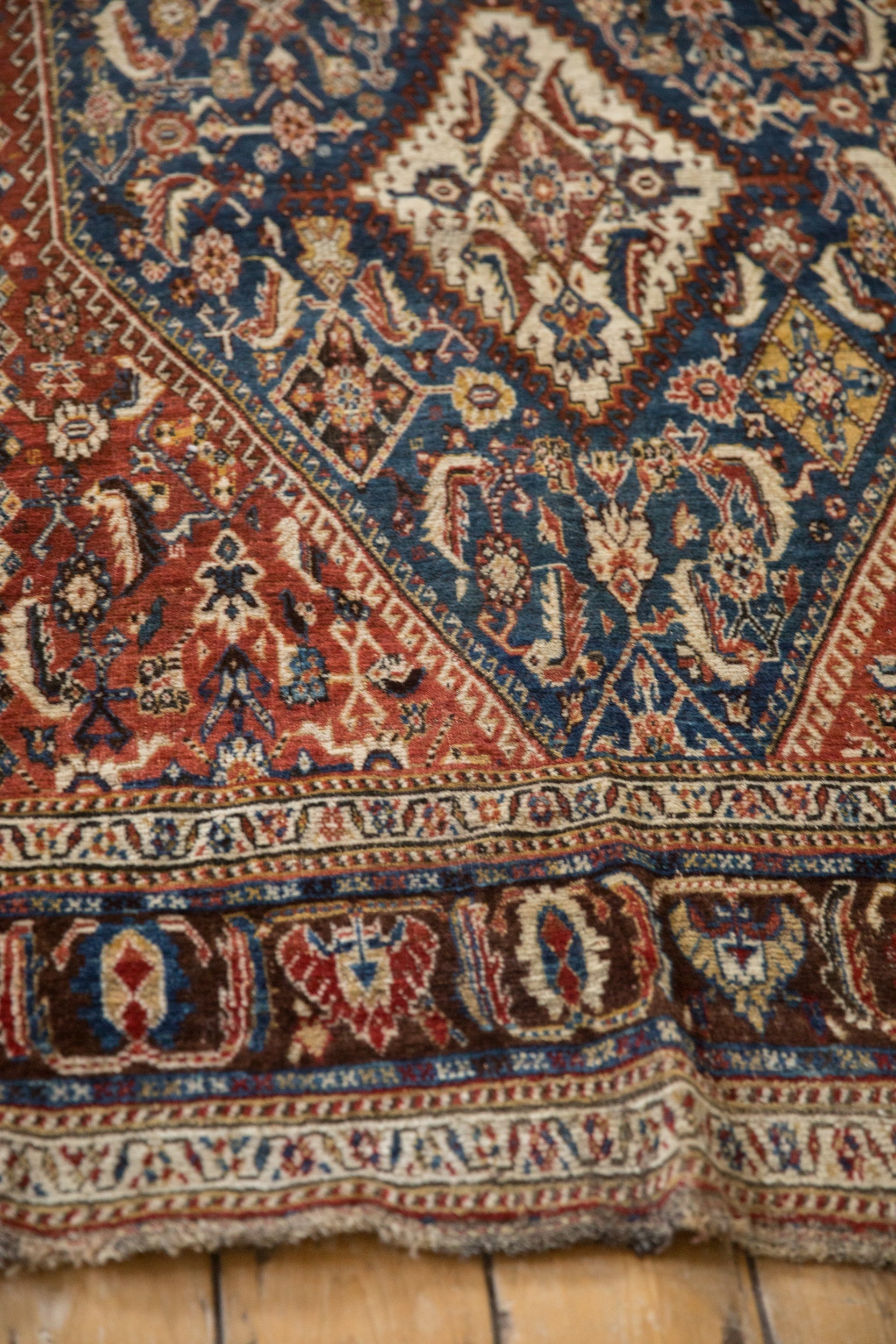 Antique Fine Qashqai Rug // ONH Item: 12617, Image 9