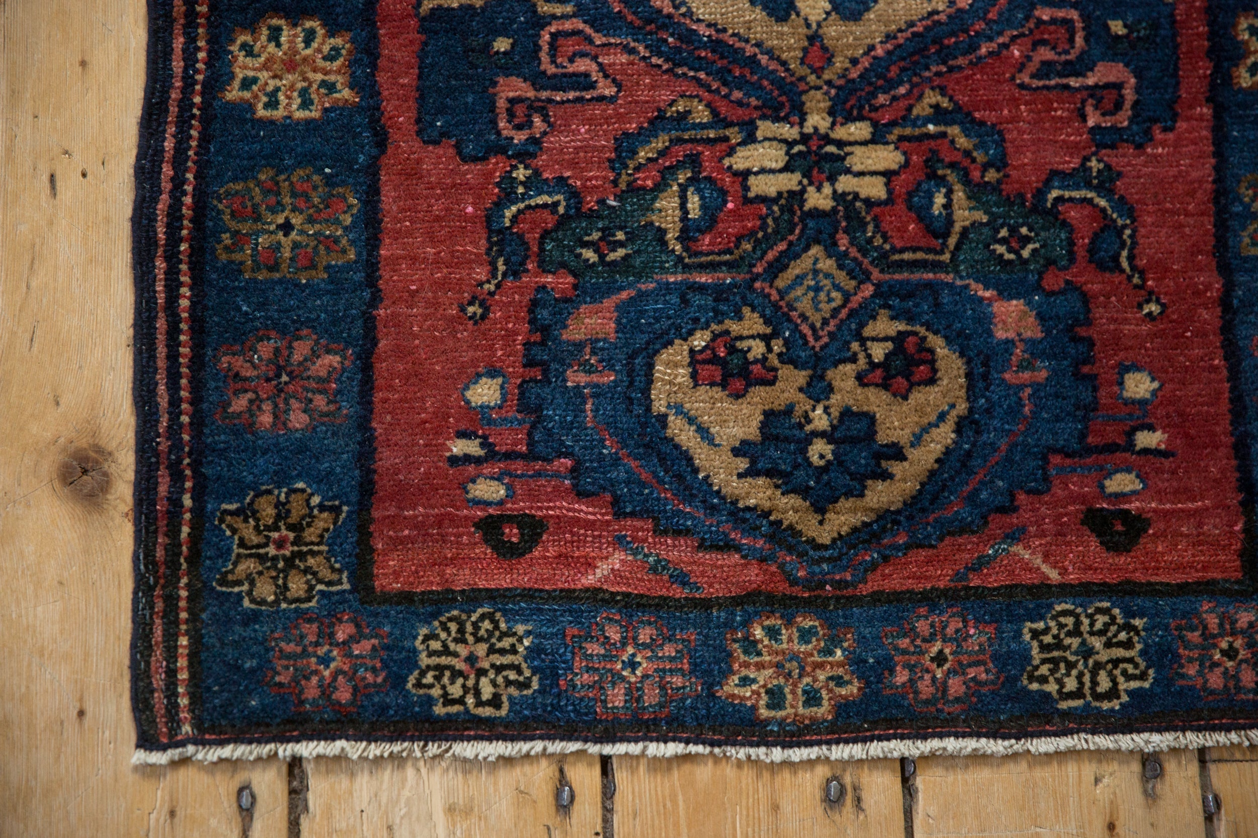 Antique Fine Malayer Square Rug Mat // ONH Item: 12649, Image 6