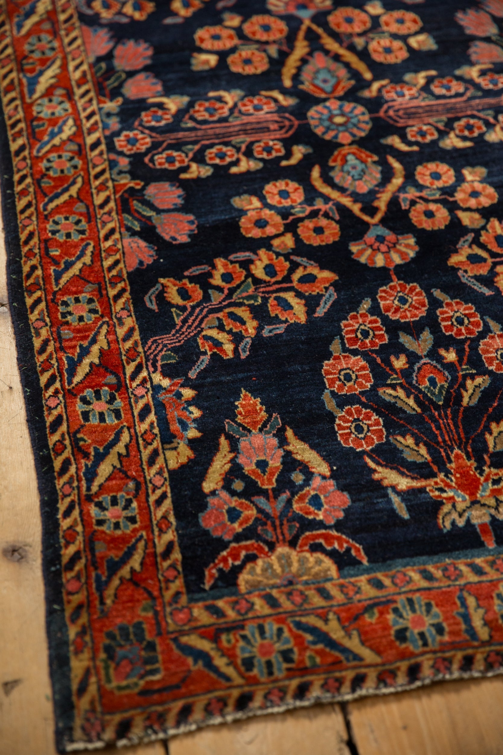 Antique Mohajeran Sarouk Rug Runner // ONH Item: 12658, Image 8