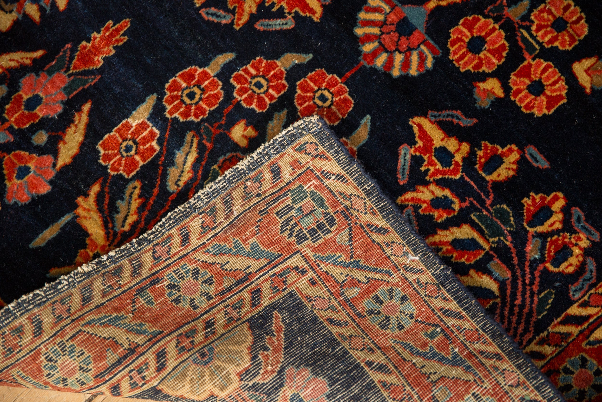 Antique Mohajeran Sarouk Rug Runner // ONH Item: 12658, Image 11