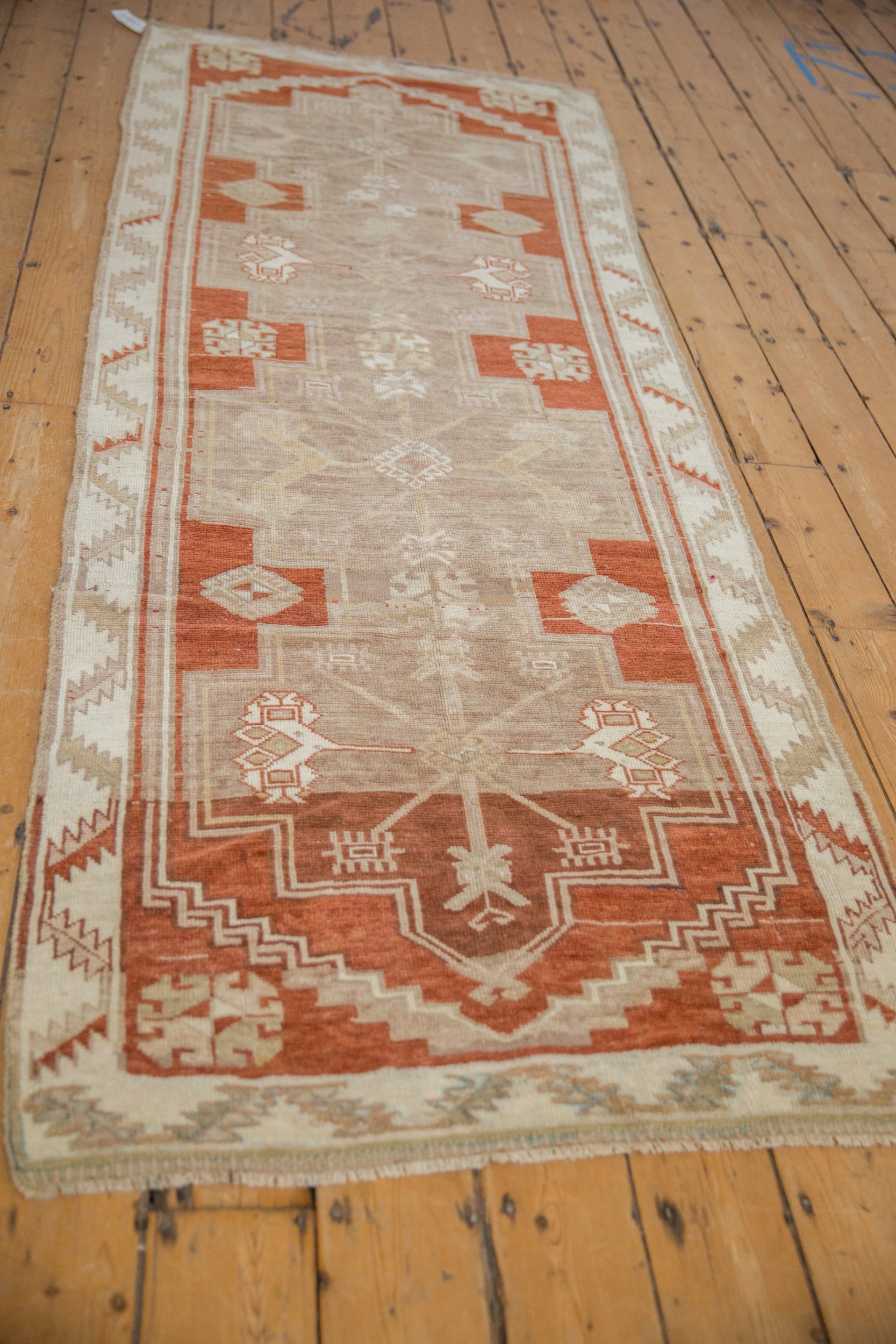 Vintage Distressed Kars Rug Runner // ONH Item: 12661, Image 2