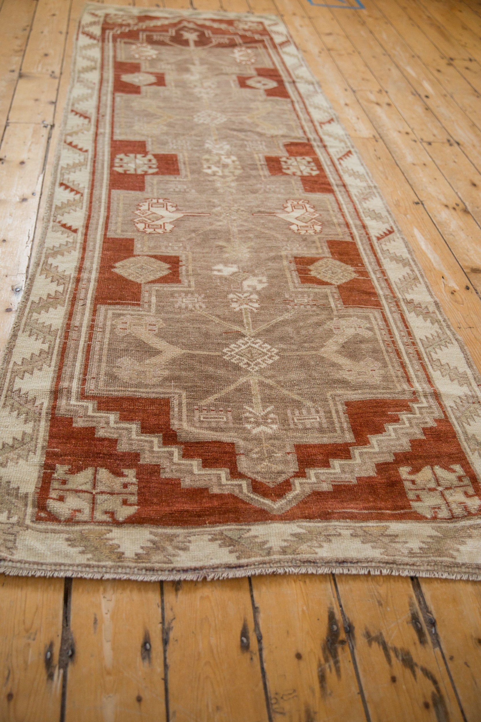 Vintage Distressed Kars Rug Runner // ONH Item: 12661, Image 4