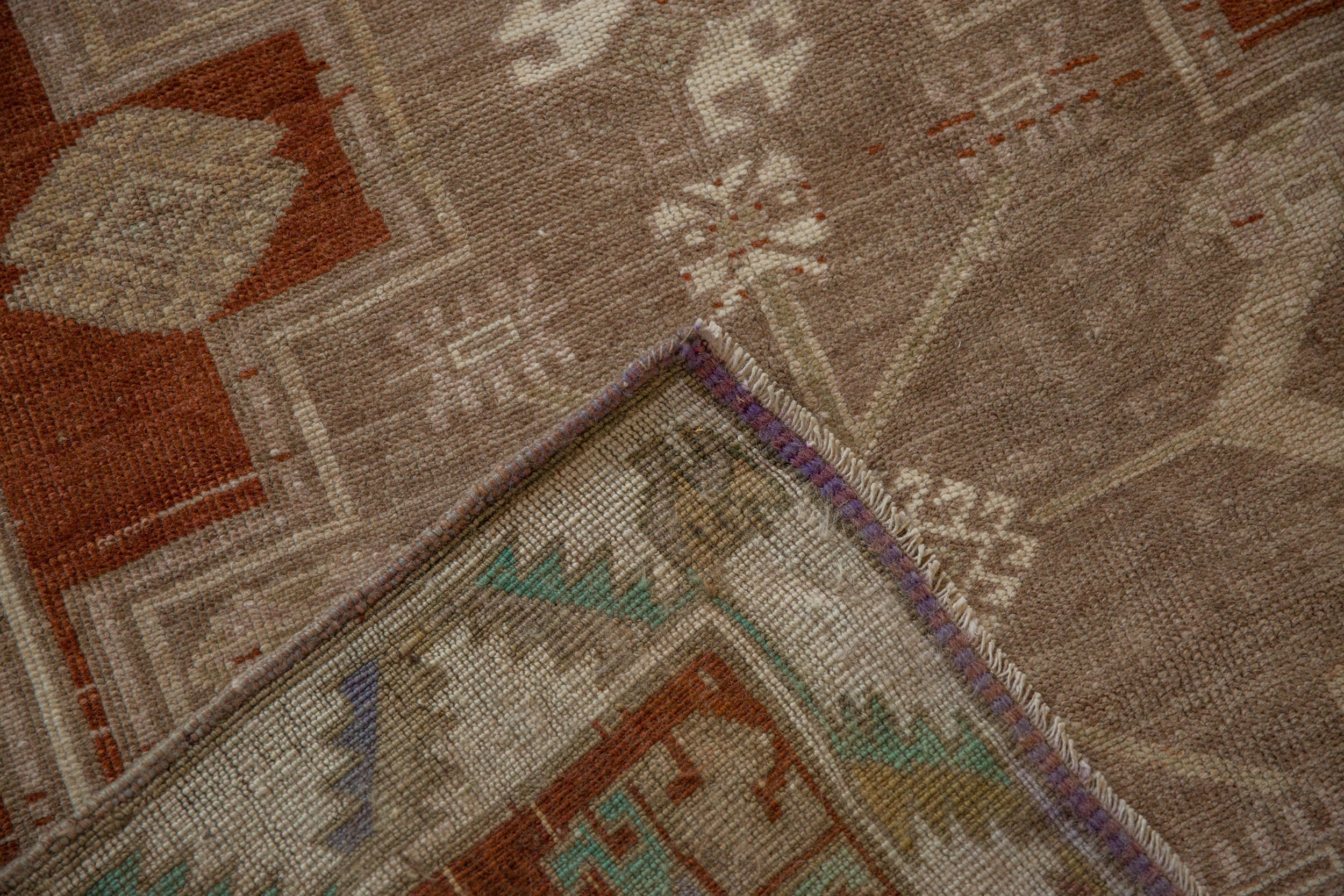 Vintage Distressed Kars Rug Runner // ONH Item: 12661, Image 8