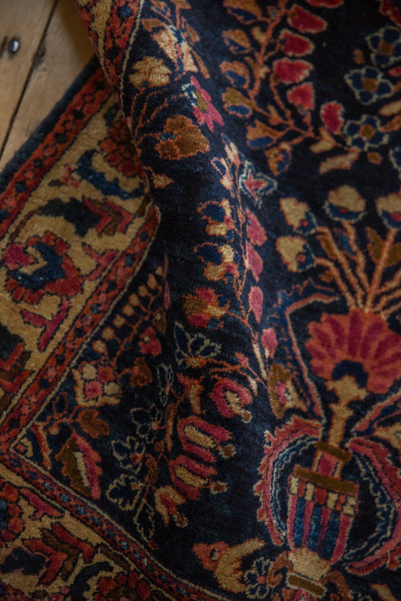 Antique Fine Mohajeran Sarouk Rug Runner // ONH Item: 12716, Image 7