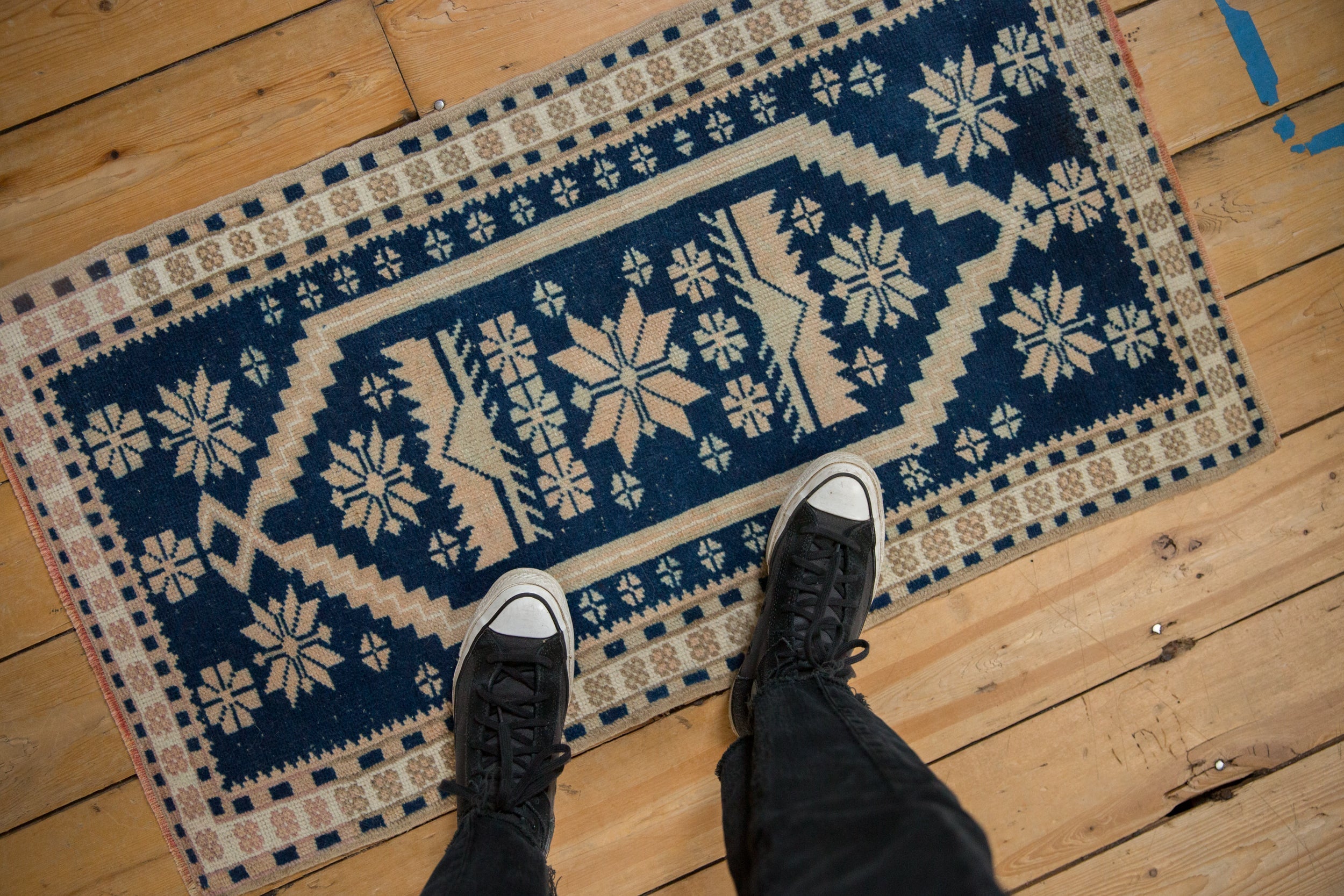 Vintage Distressed Oushak Rug // ONH Item: 12759, Image 1