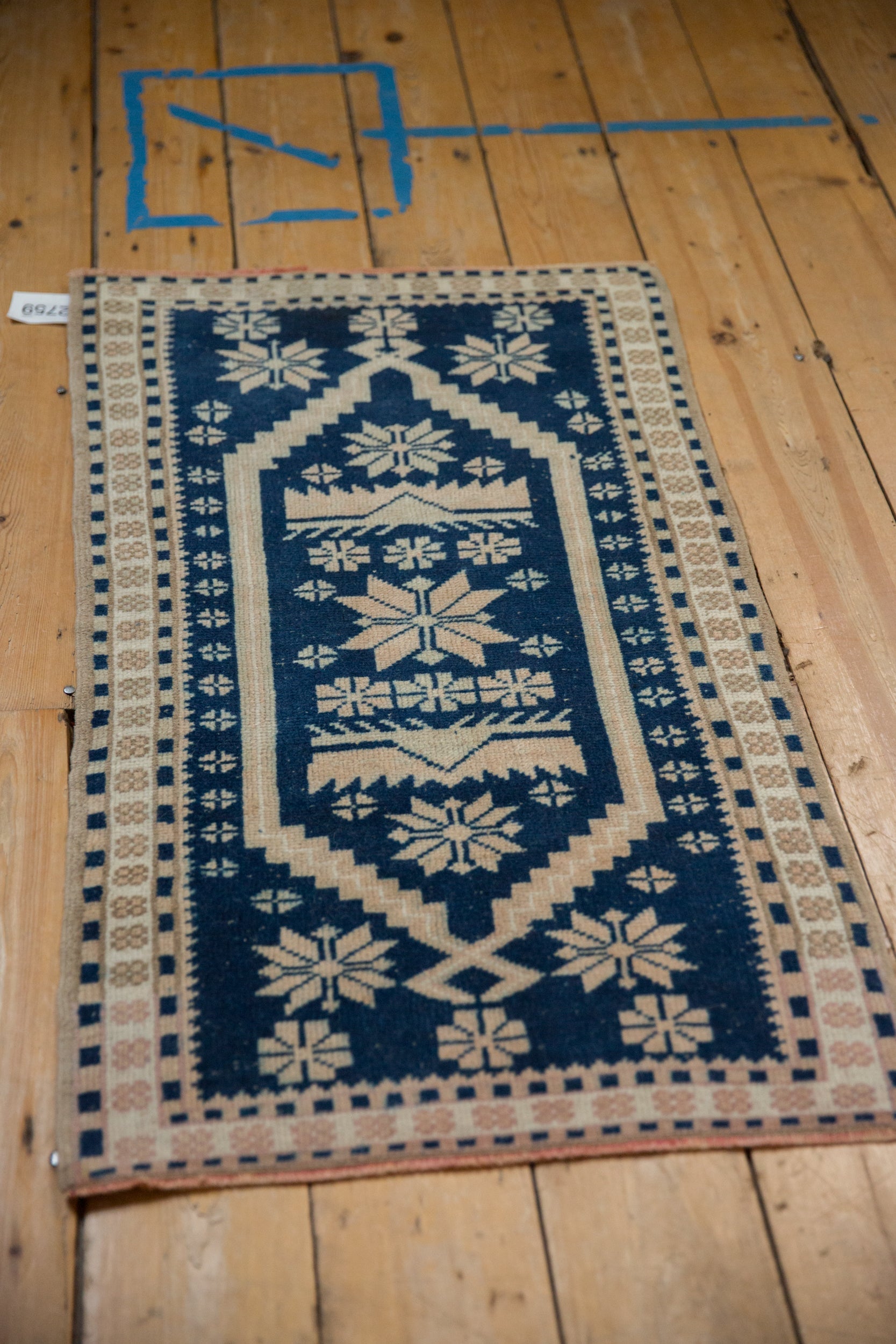 Vintage Distressed Oushak Rug // ONH Item: 12759, Image 4