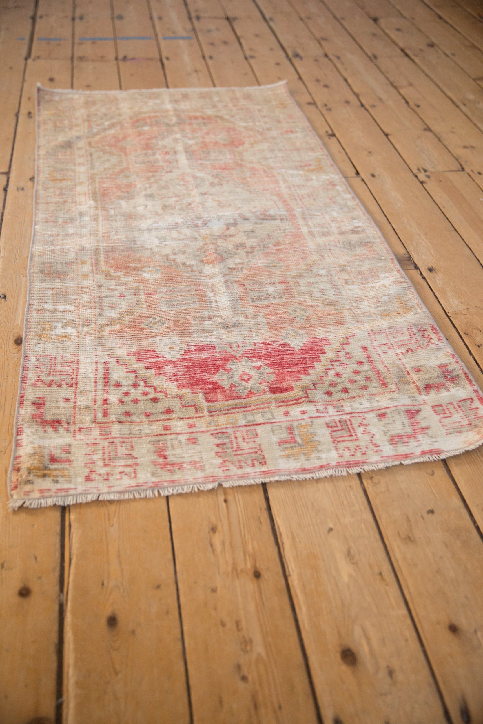 Vintage Distressed Oushak Rug Runner // ONH Item: 12791, Image 3
