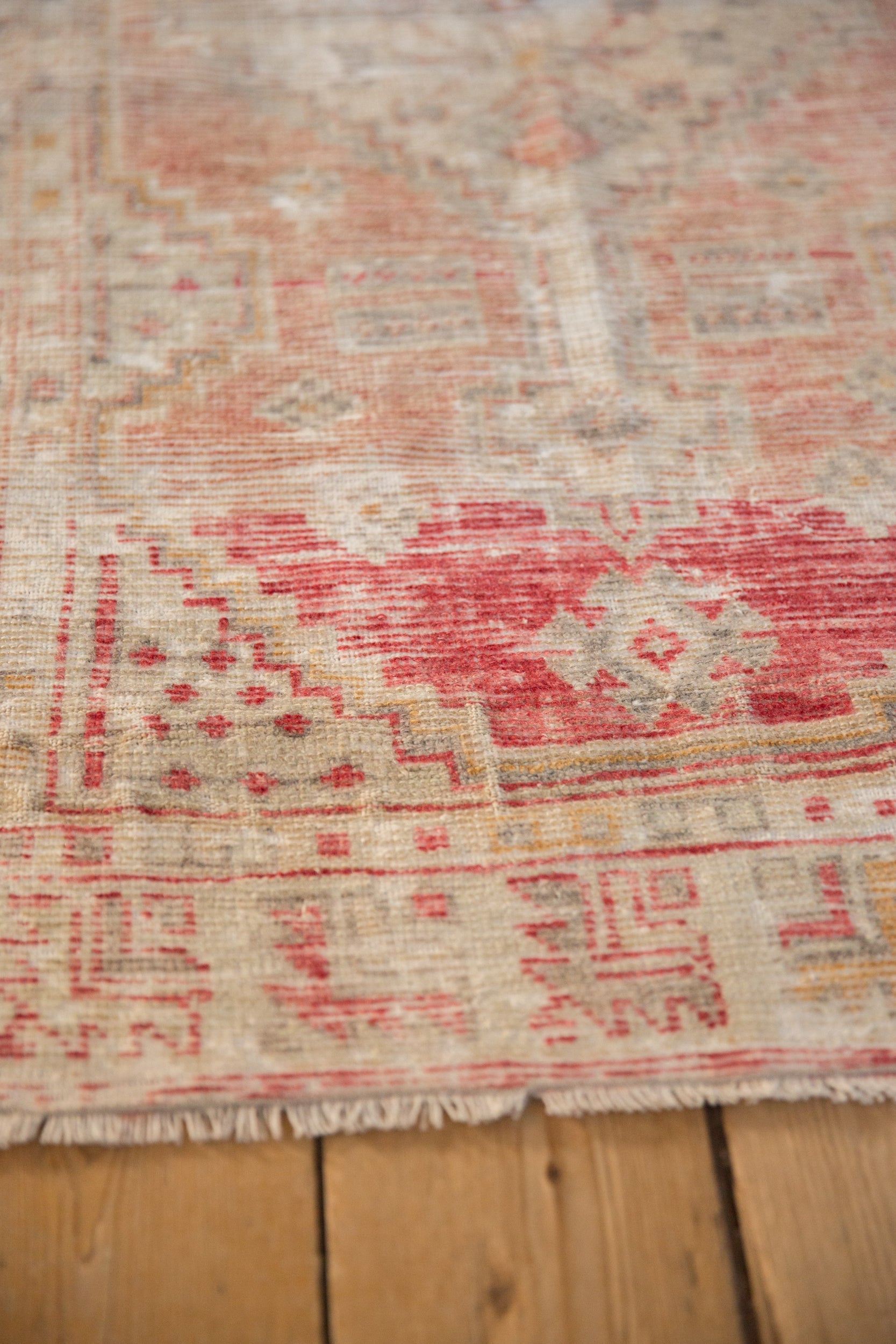 Vintage Distressed Oushak Rug Runner // ONH Item: 12791, Image 4