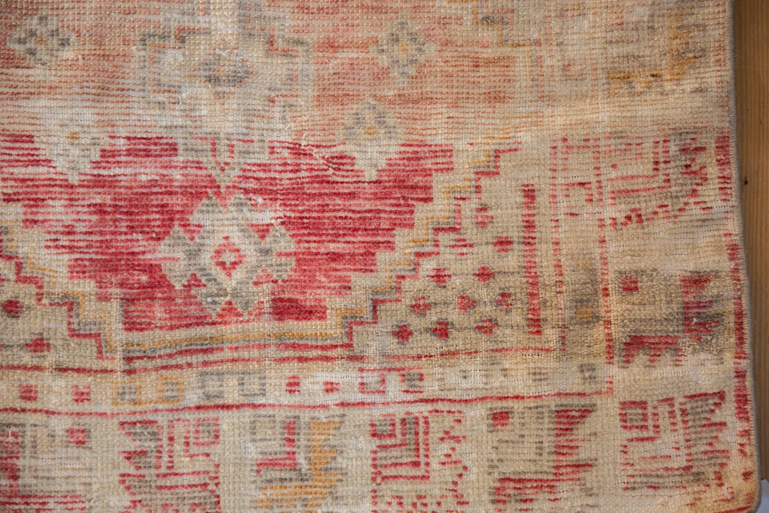 Vintage Distressed Oushak Rug Runner // ONH Item: 12791, Image 5