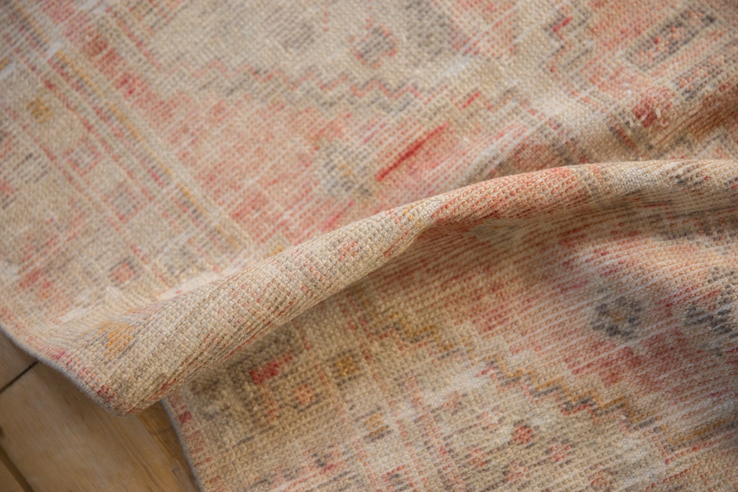 Vintage Distressed Oushak Rug Runner // ONH Item: 12791, Image 8