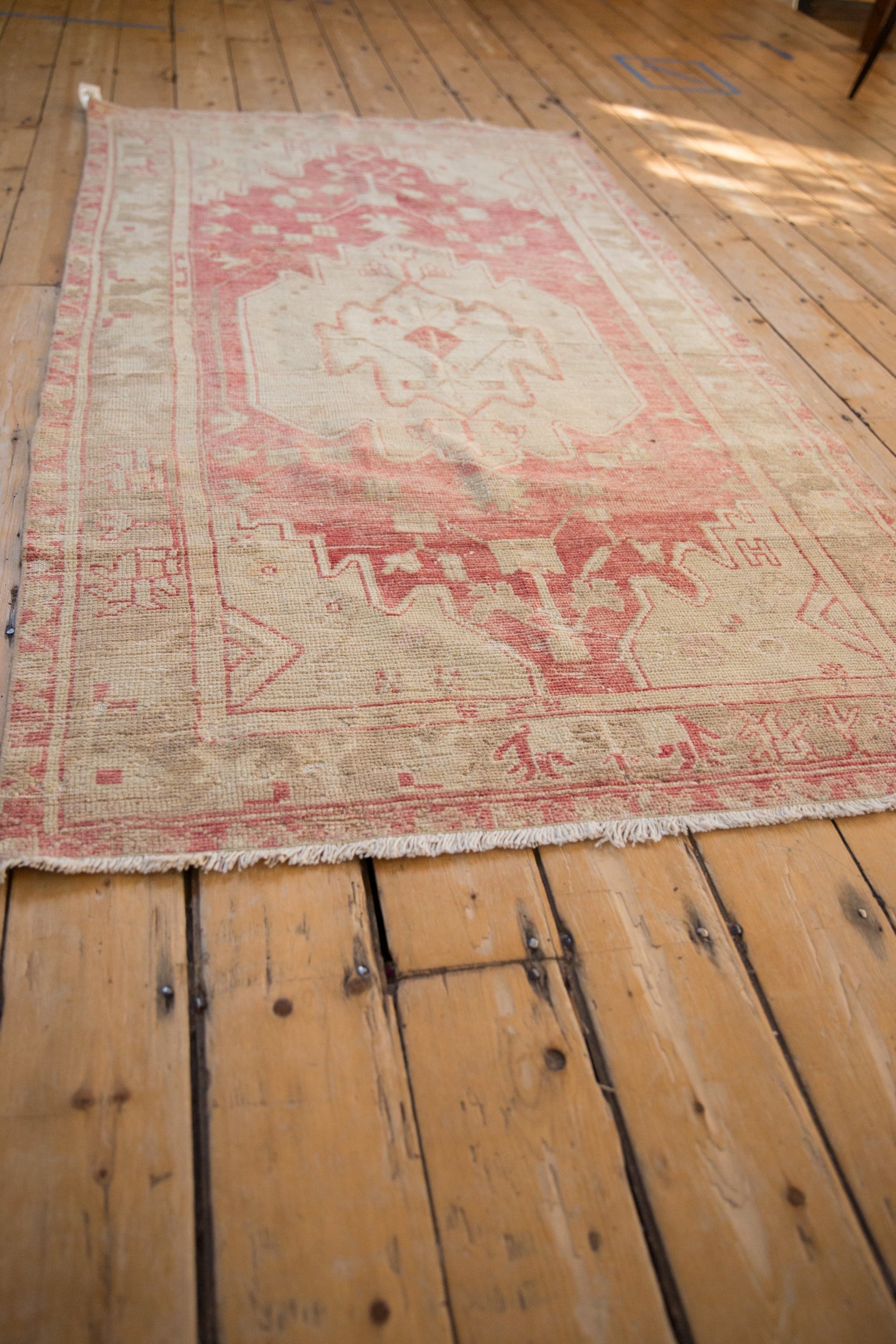 Vintage Distressed Oushak Rug Runner // ONH Item: 12792, Image 7