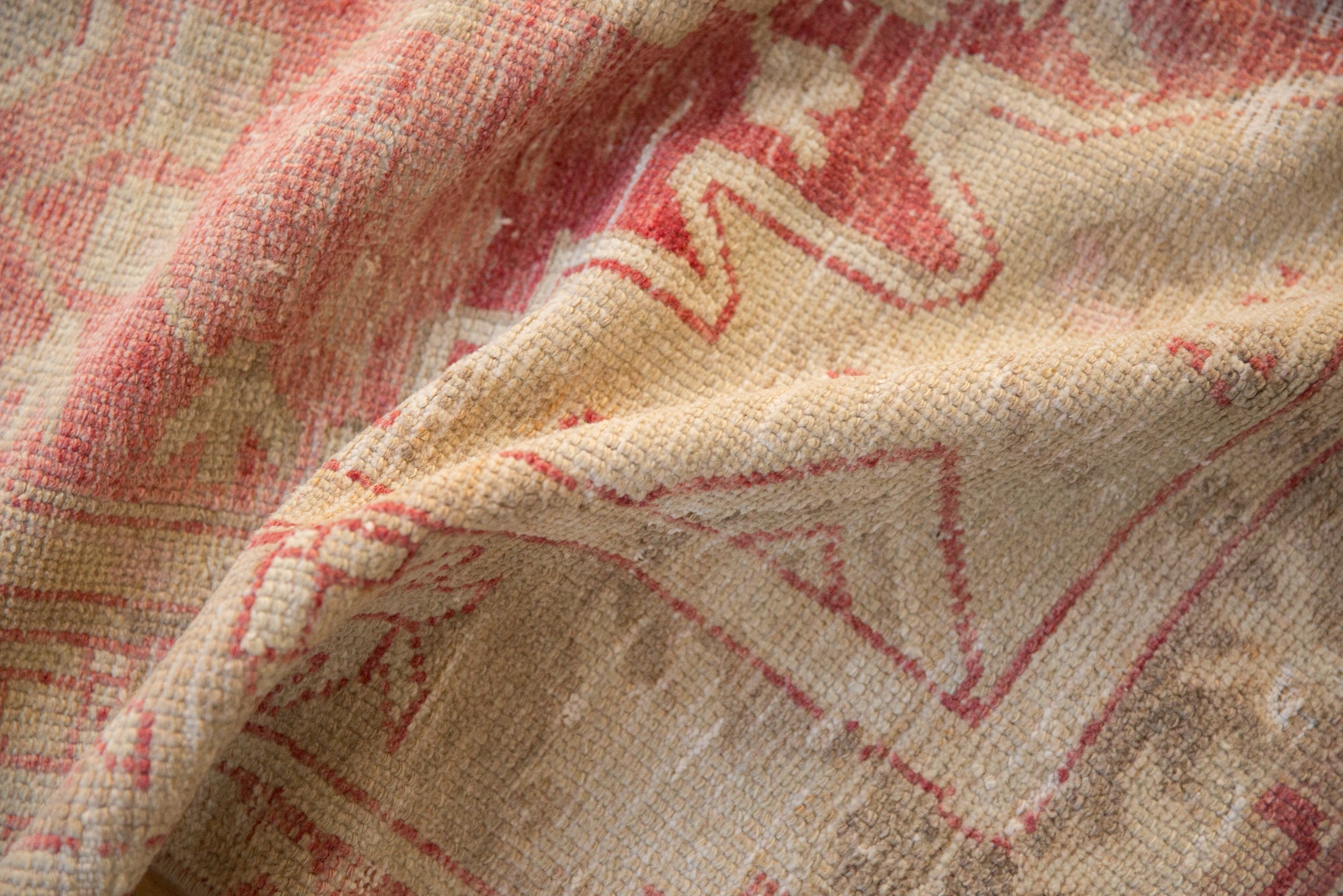 Vintage Distressed Oushak Rug Runner // ONH Item: 12792, Image 9