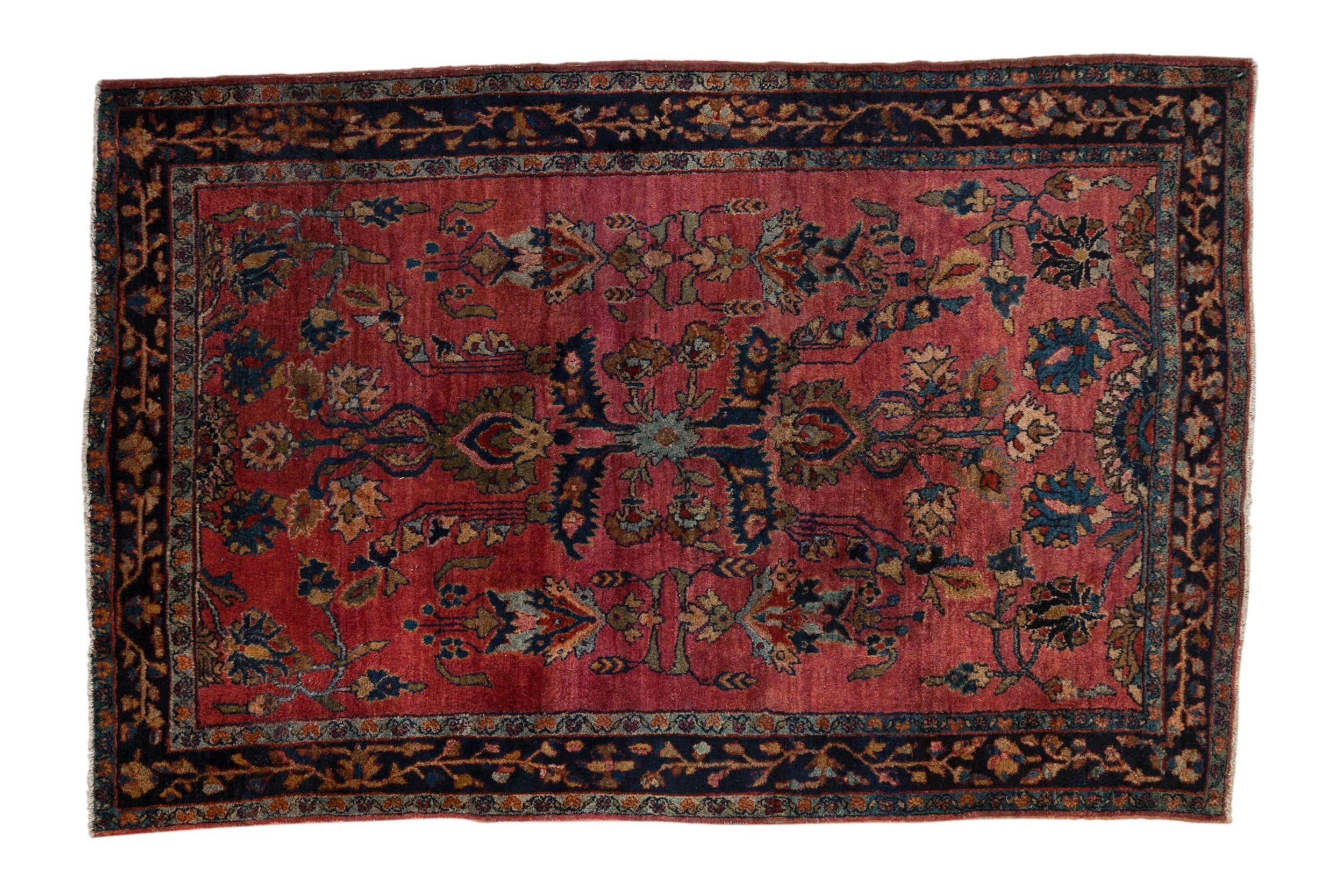 Antique Fine Sarouk Rug // ONH Item: 12838